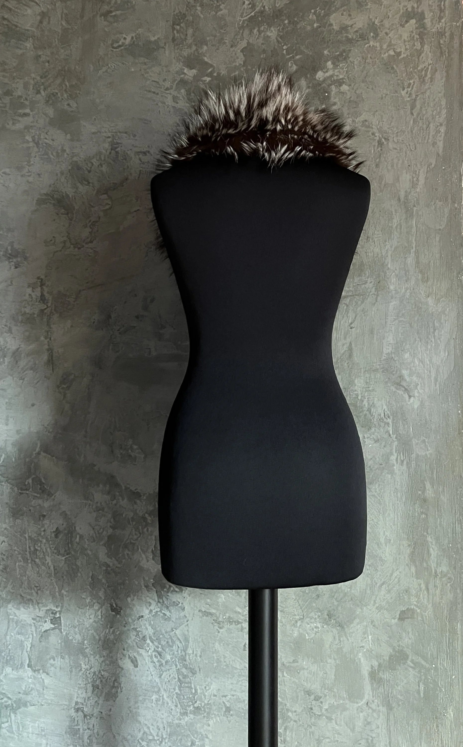 Vintage Silver Fox Fur Collar