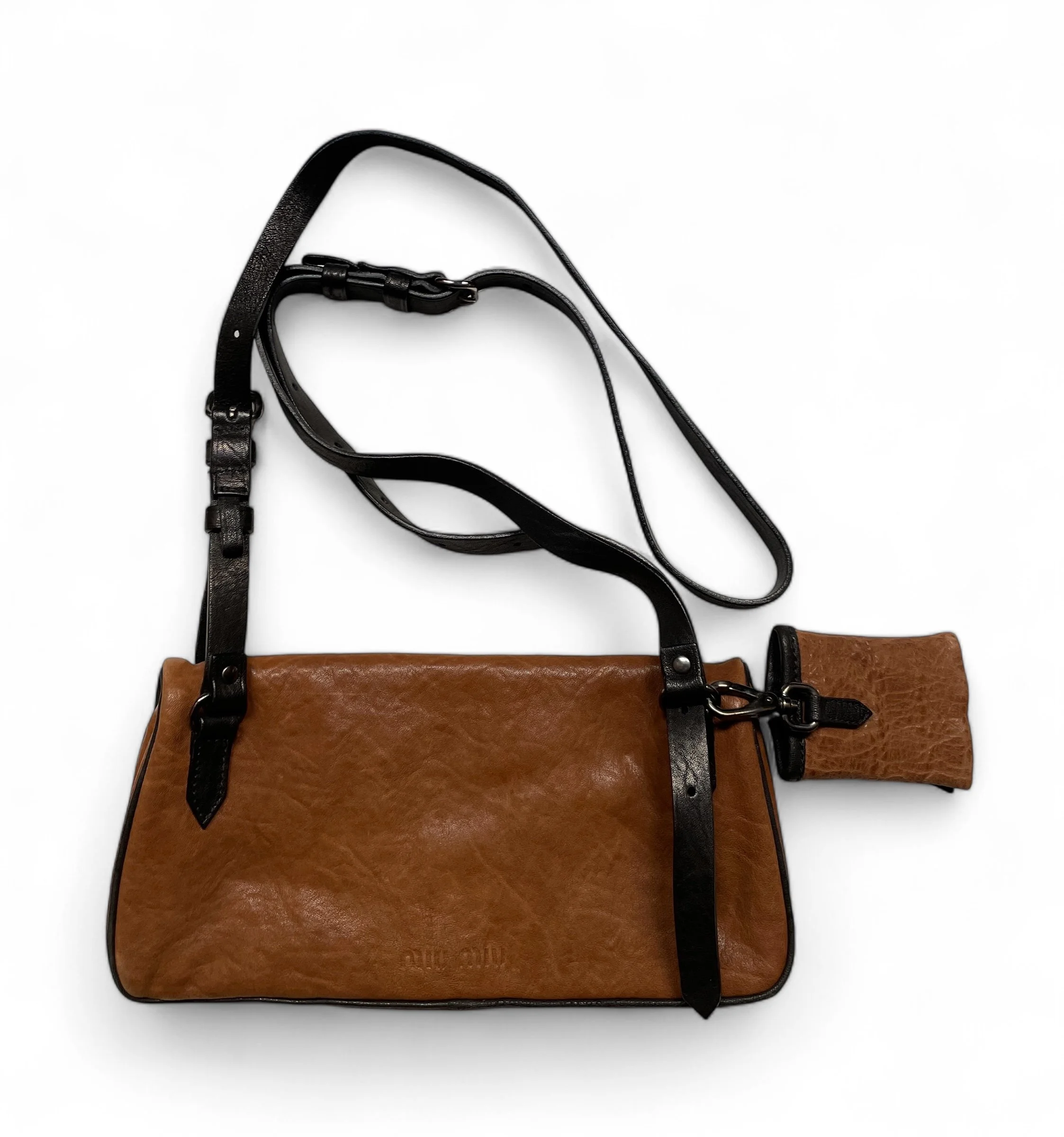 Miu Miu Double Pockets Cross Body Bag — Mia Luxury Vintage