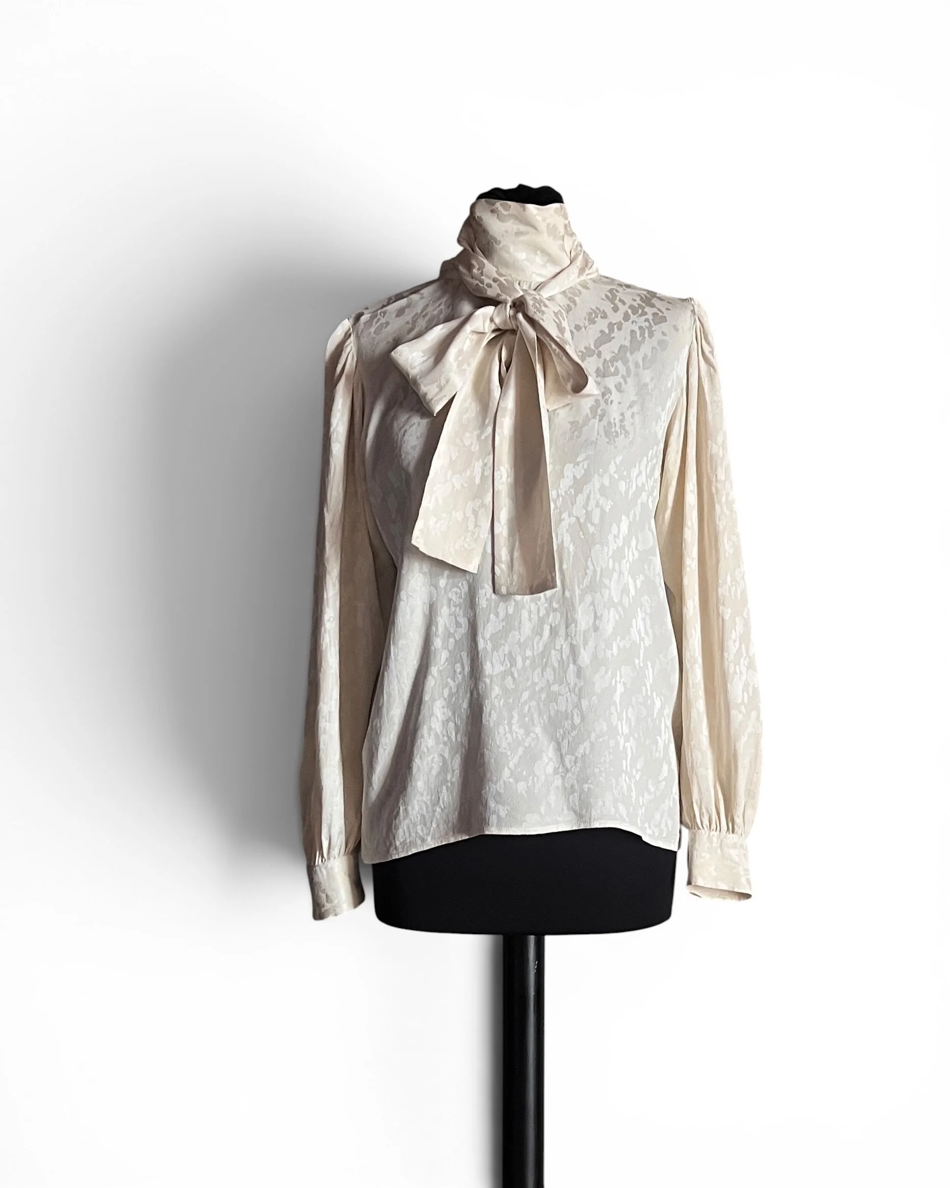 YSL Variation Vintage Jacquard Blouse