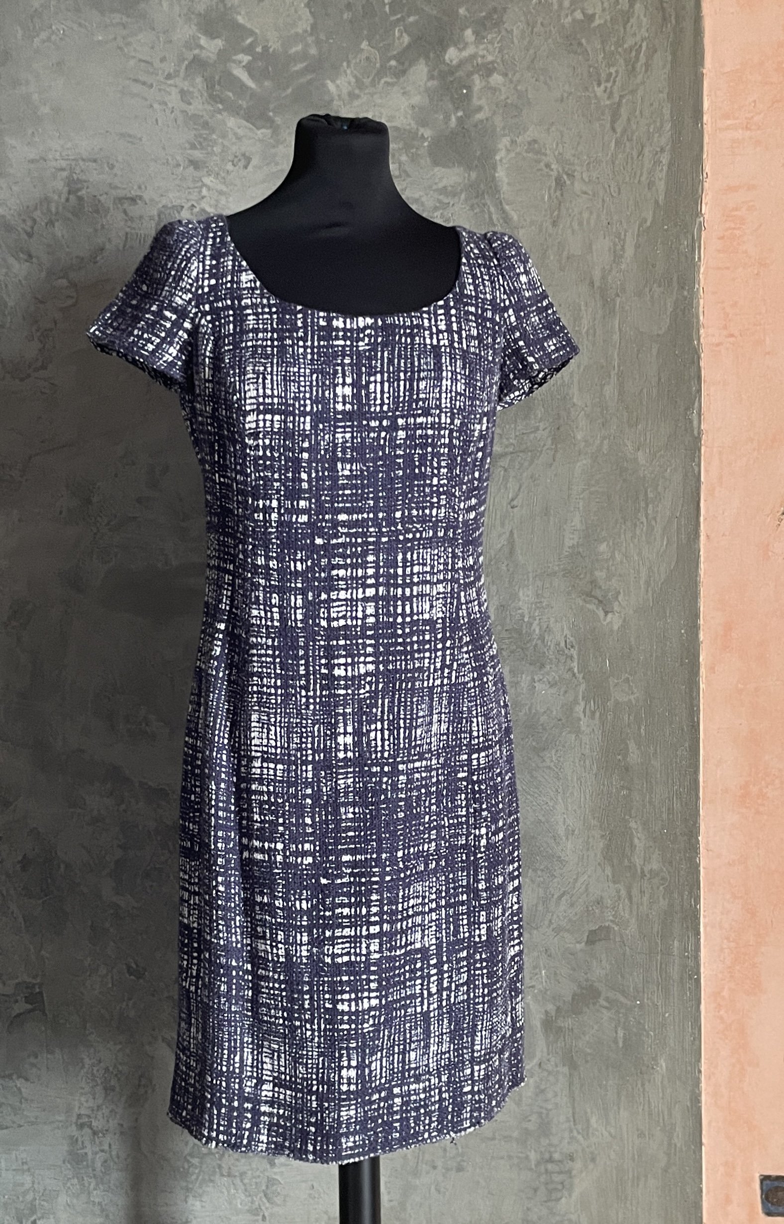 Prada Vintage Midi Tweed Dress