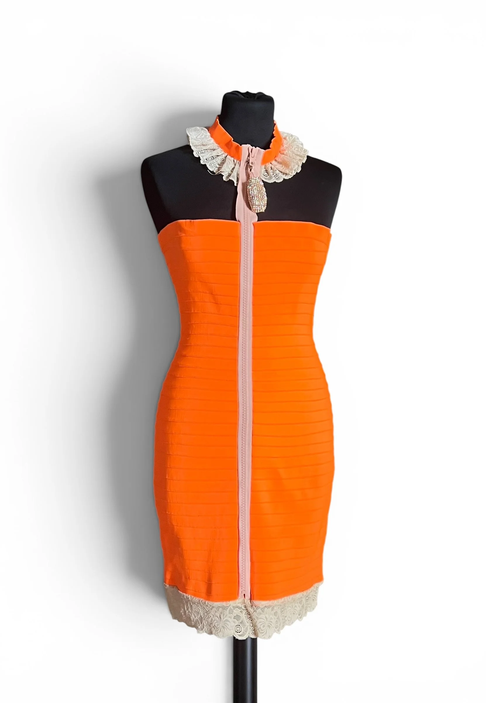 Christopher Kane SS 2007 Bandage Orange Dress
