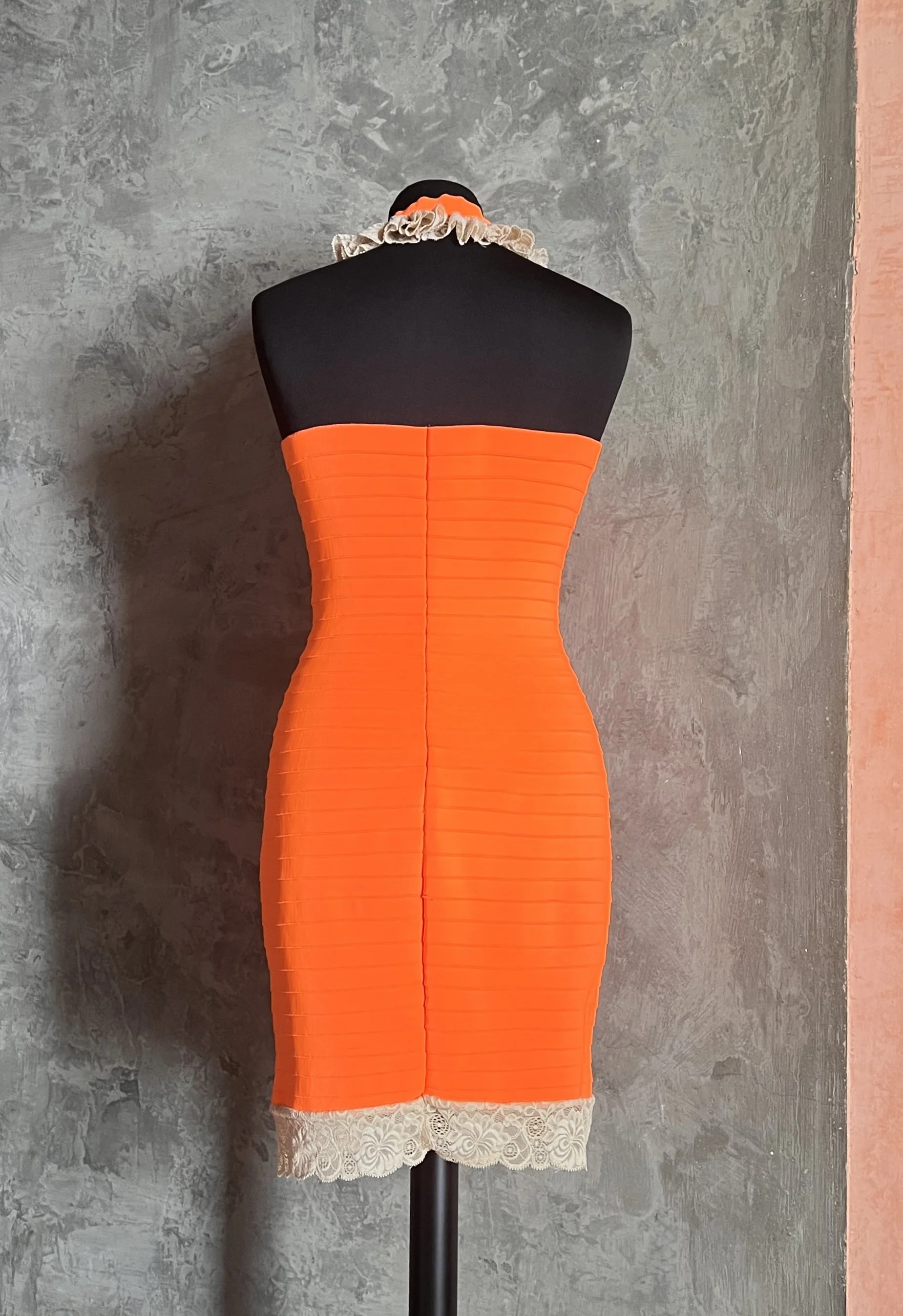 Christopher Kane SS 2007 Bandage Orange Dress