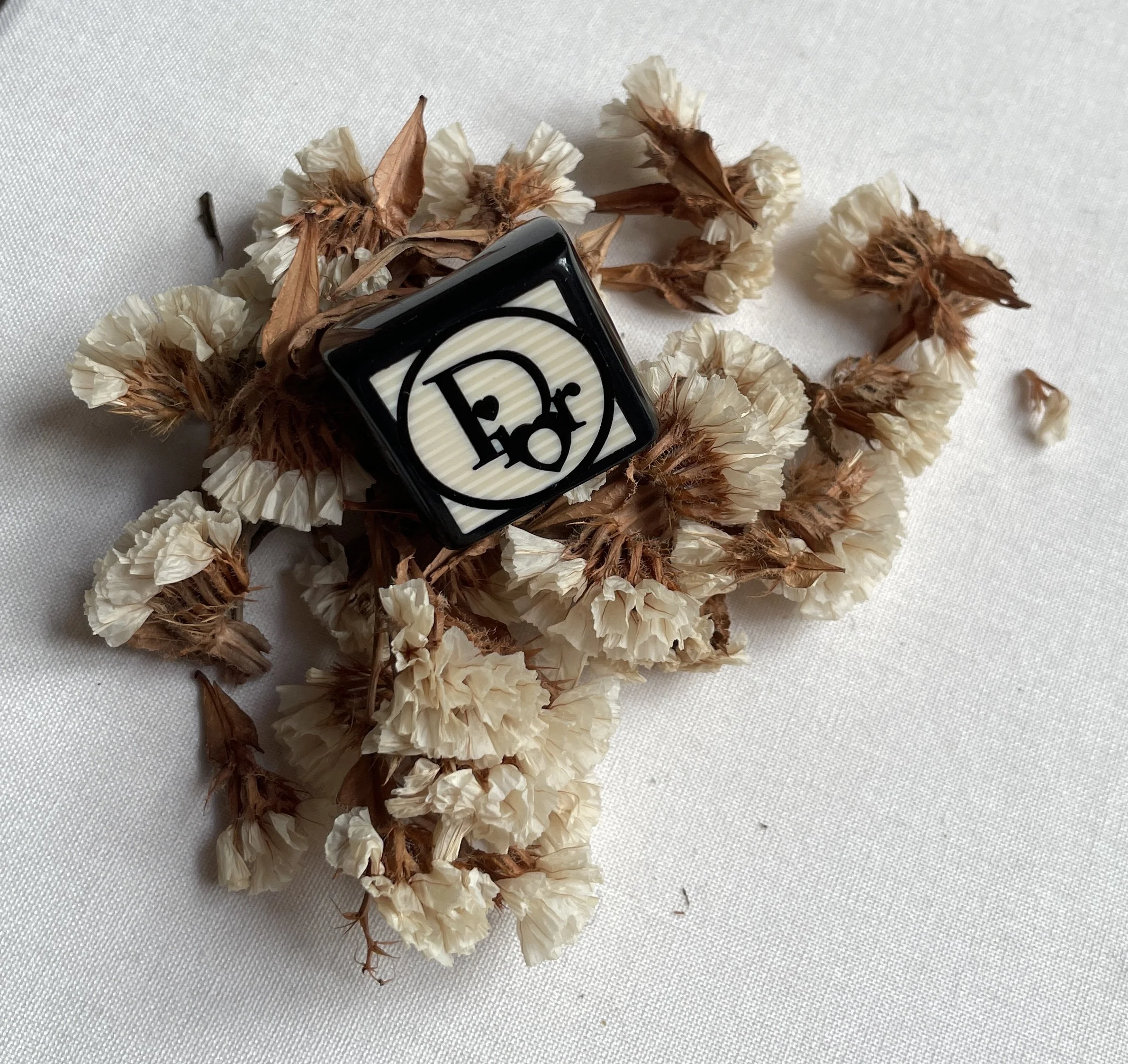 Christian Dior Resin Logo Ring