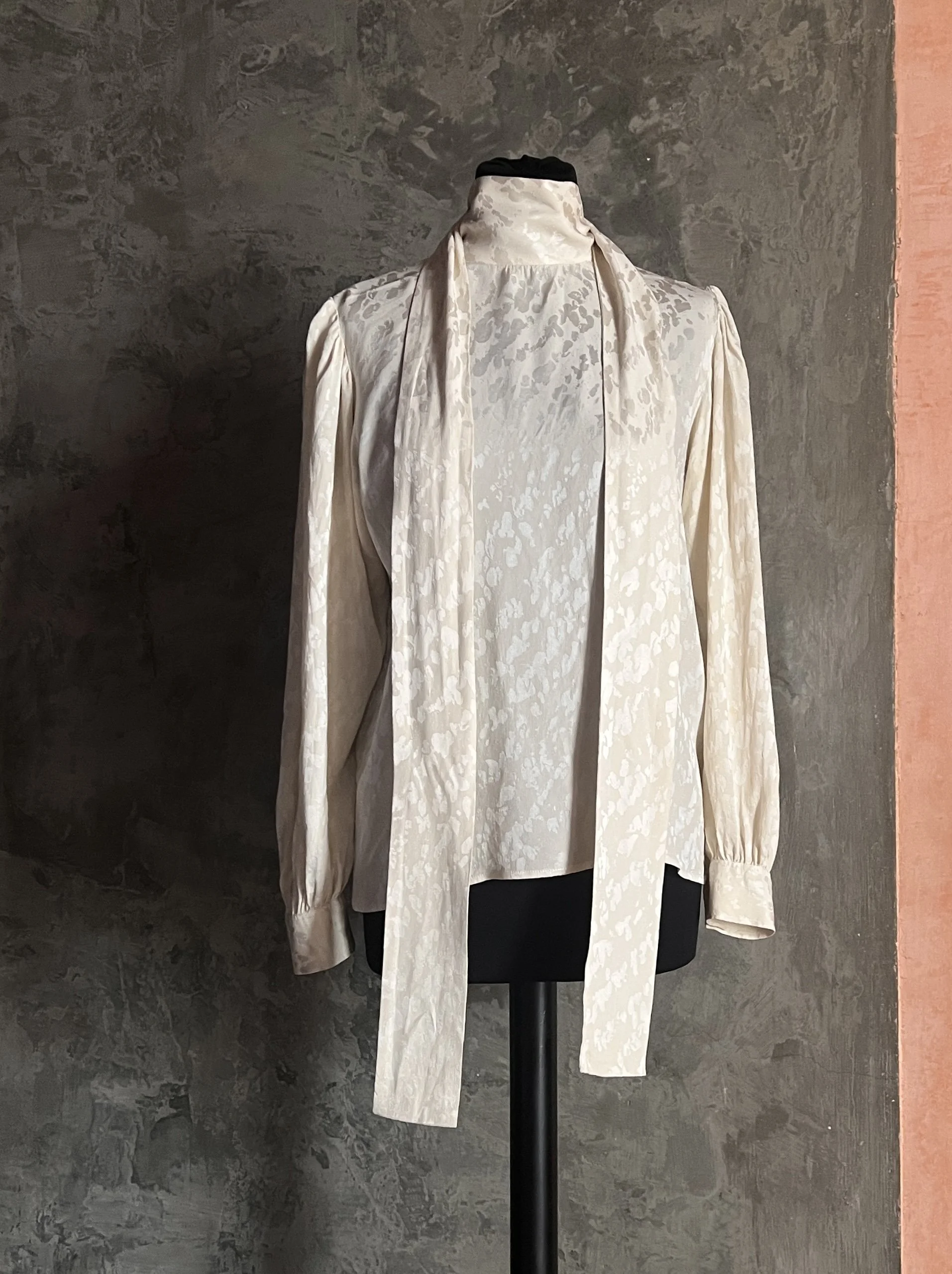 YSL Variation Vintage Jacquard Blouse