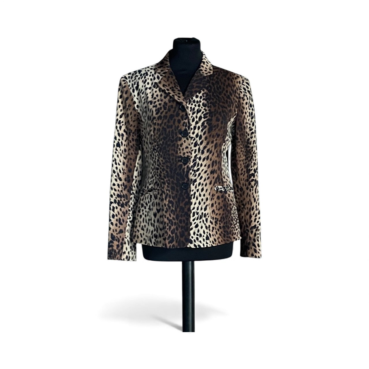 Moschino Jeans Leopard Print Blazer