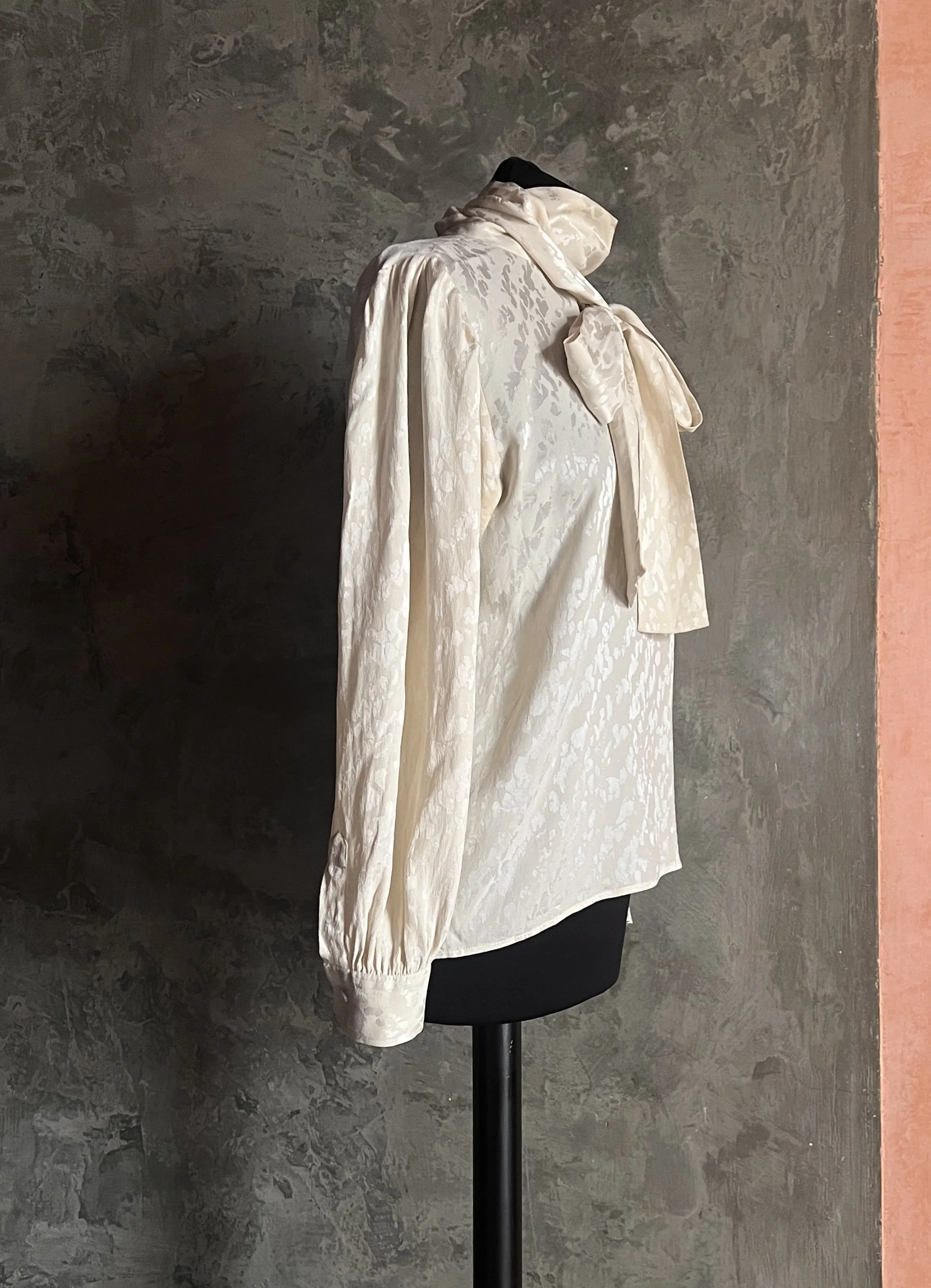 YSL Variation Vintage Jacquard Blouse