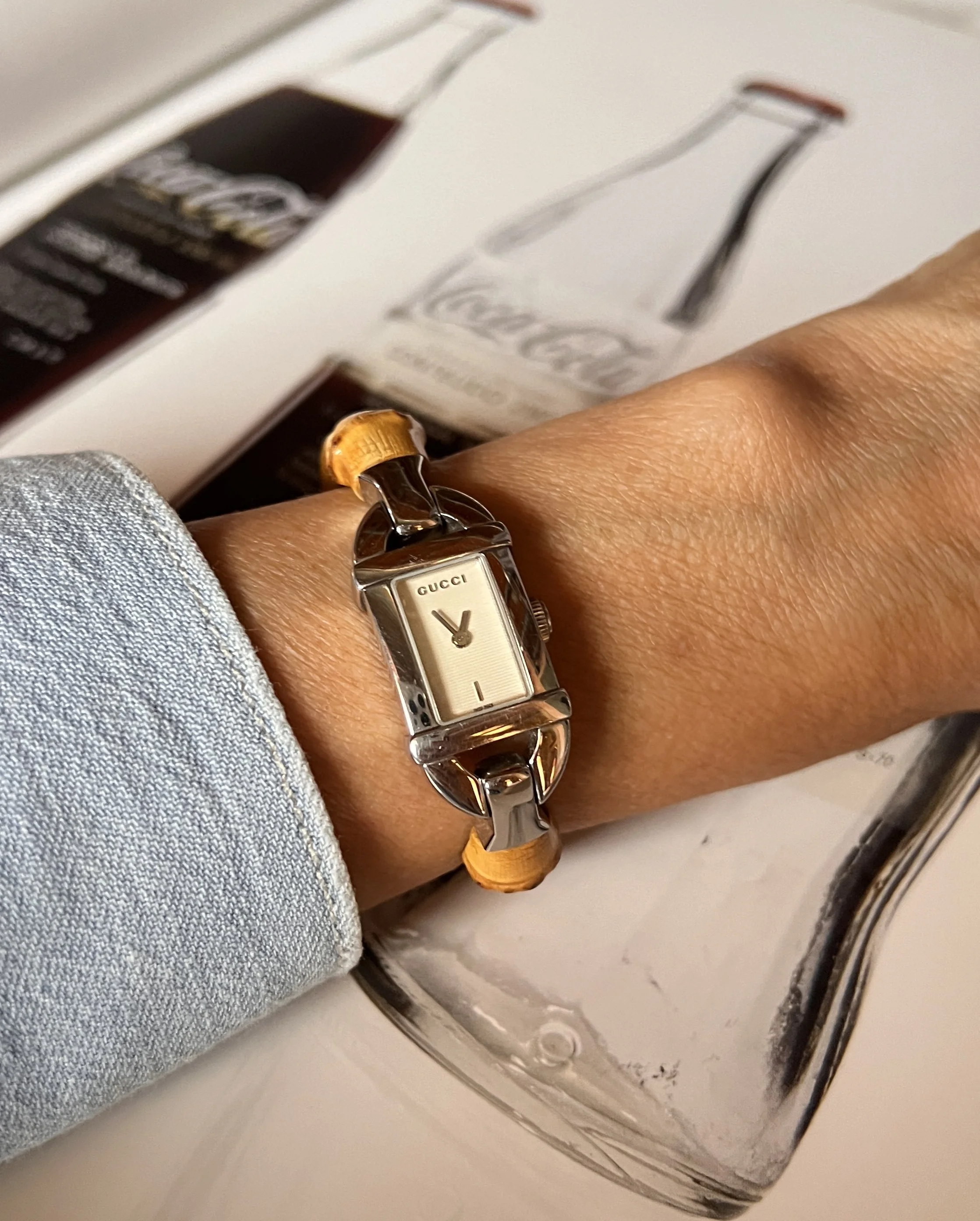 Gucci 6800L Bamboo Watch