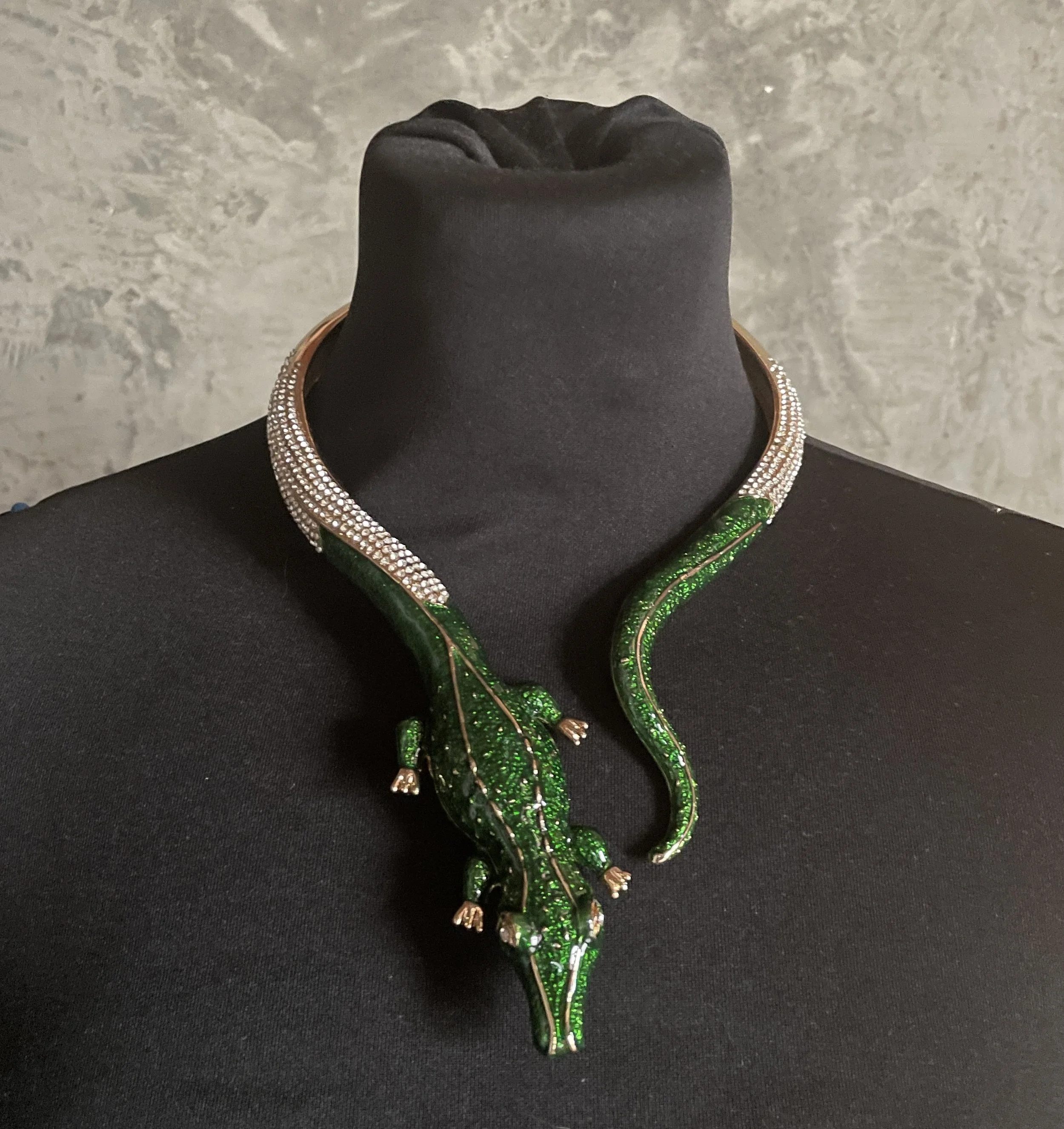 Anna dello Russo x H&M Crocodile Necklace