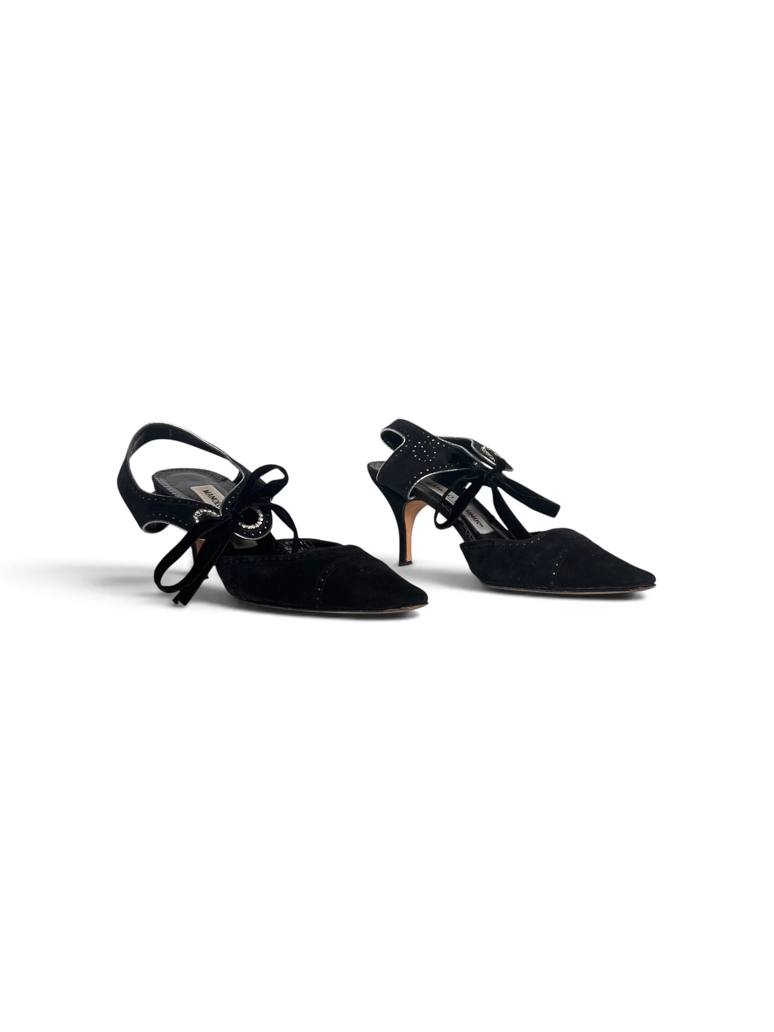 Manolo Blahnik Vintage Pointed-Toe Slingback pumps