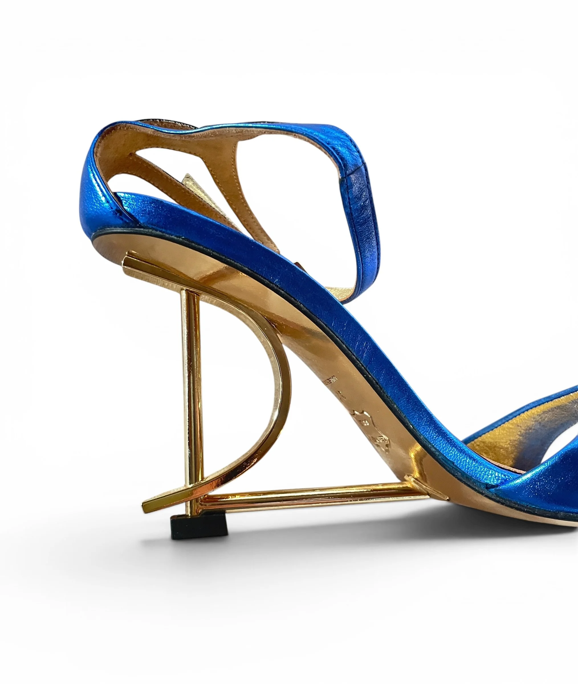 Charles Jourdan Open-toe Sandals with Sculptural Heels