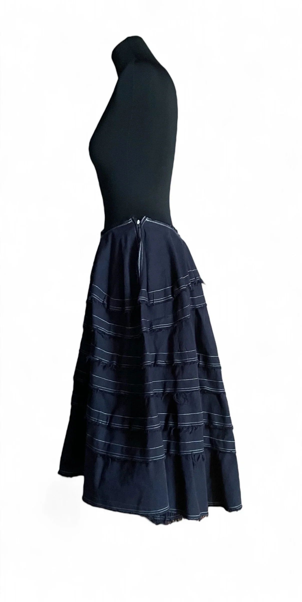 Comme des Garçons Denim Asymmetrical skirt — Mia Luxury Vintage