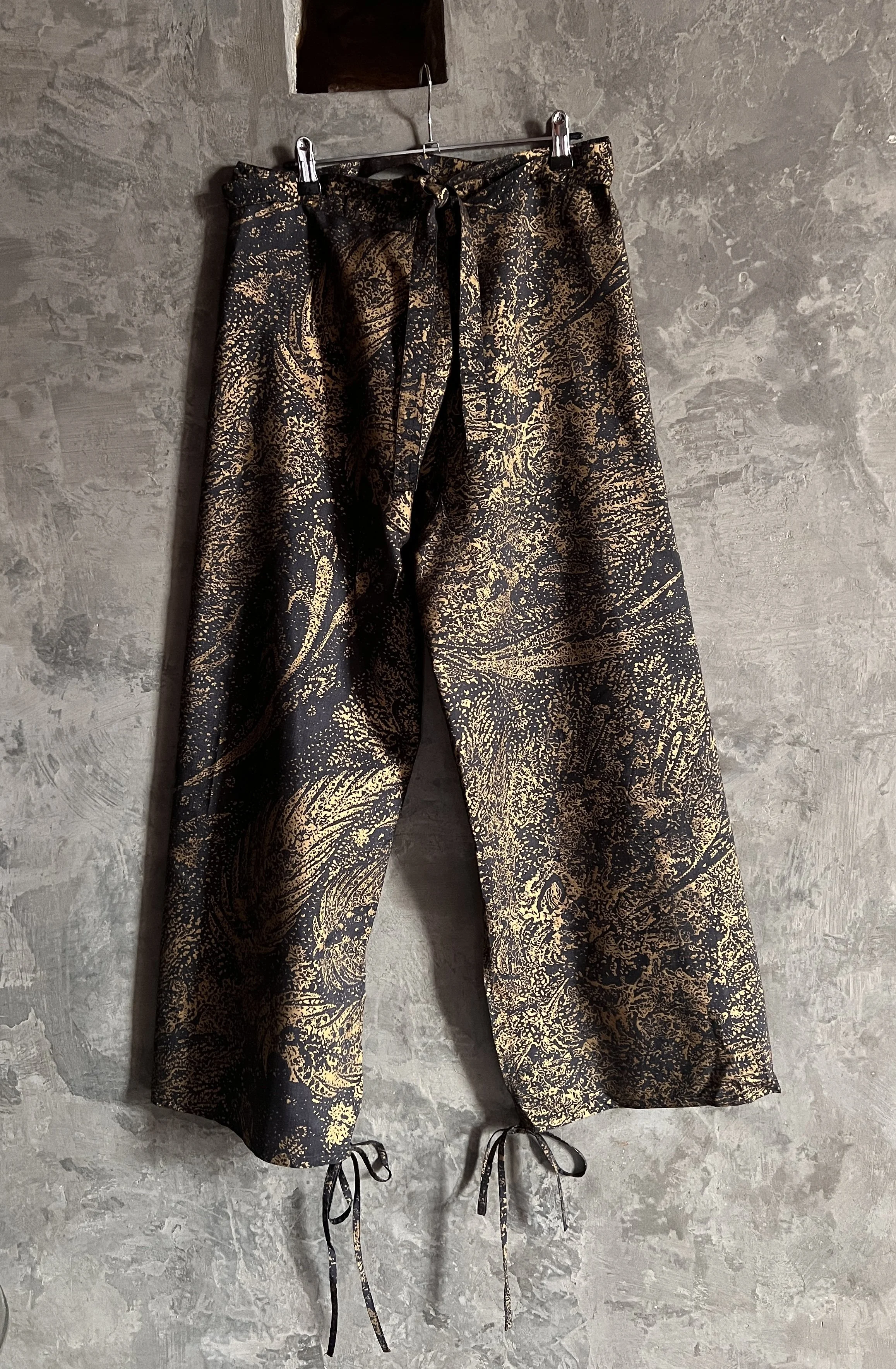 YSL Rive Gauche 1977 Les Chinoises Wrap Pants