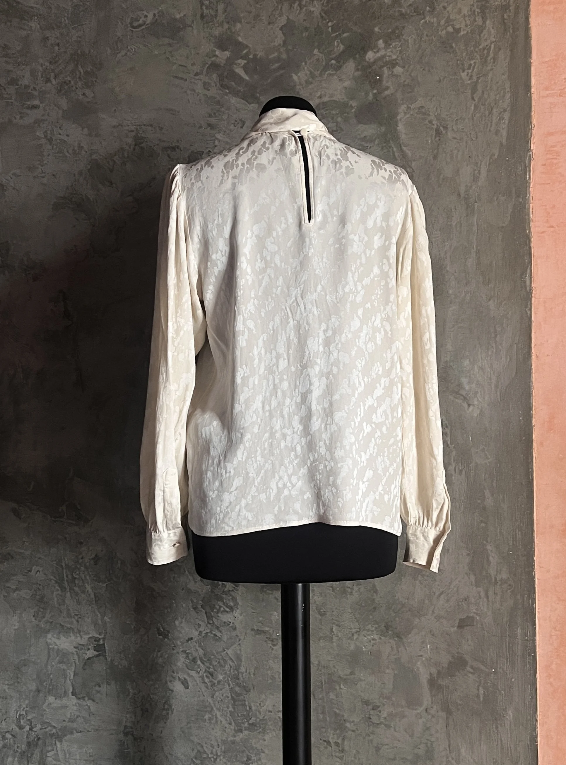 YSL Variation Vintage Jacquard Blouse