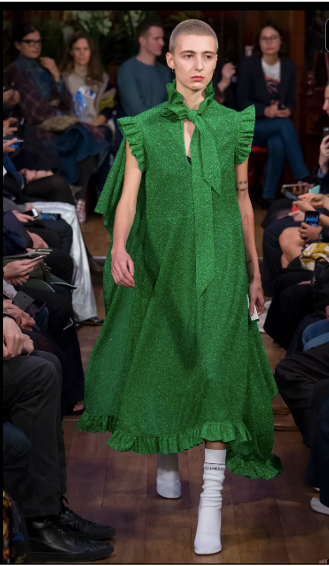 Vetements by Demna Gvasalia SS 2016 Runway Cape Dress