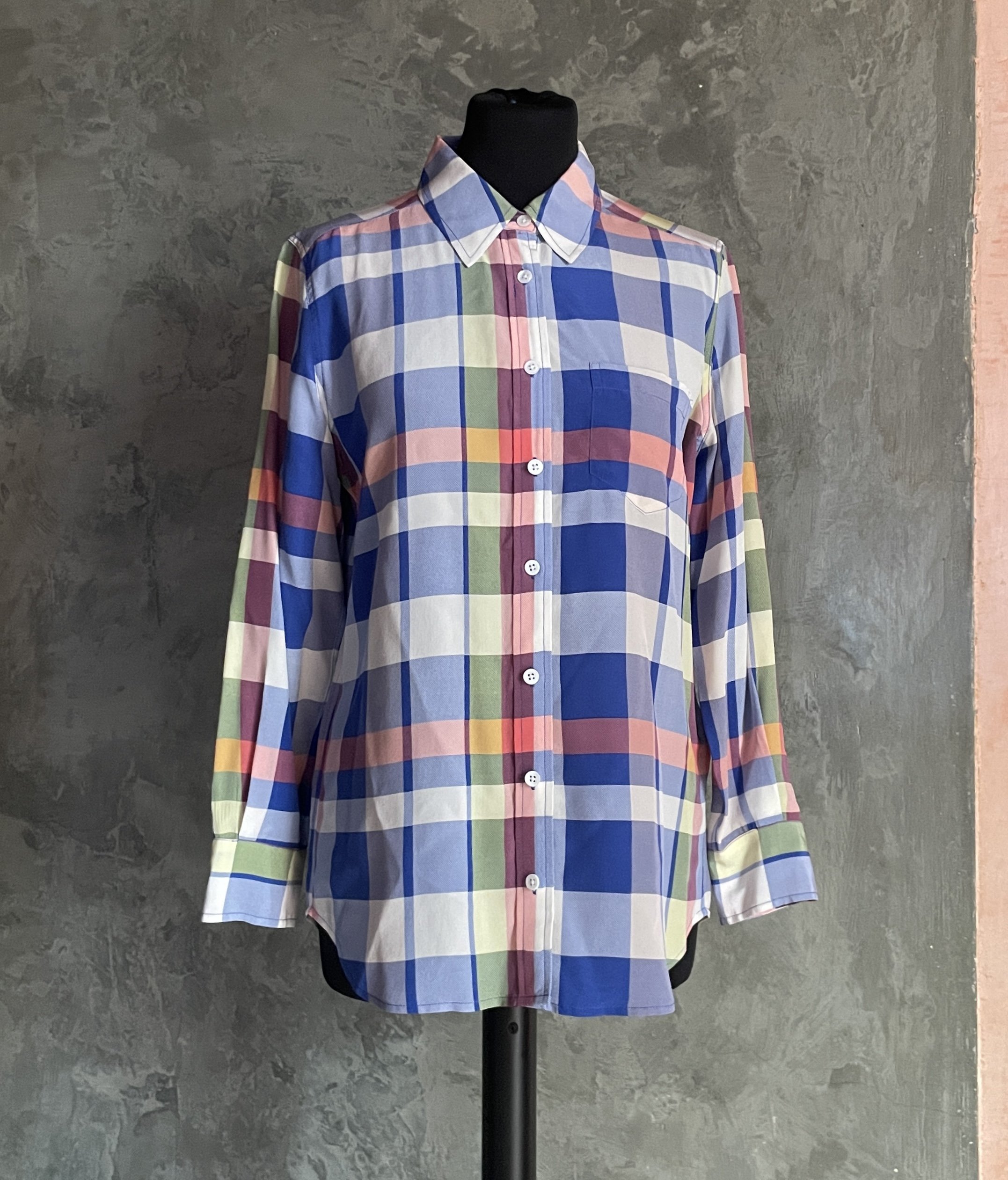 Equipment Silk Checked Shirt