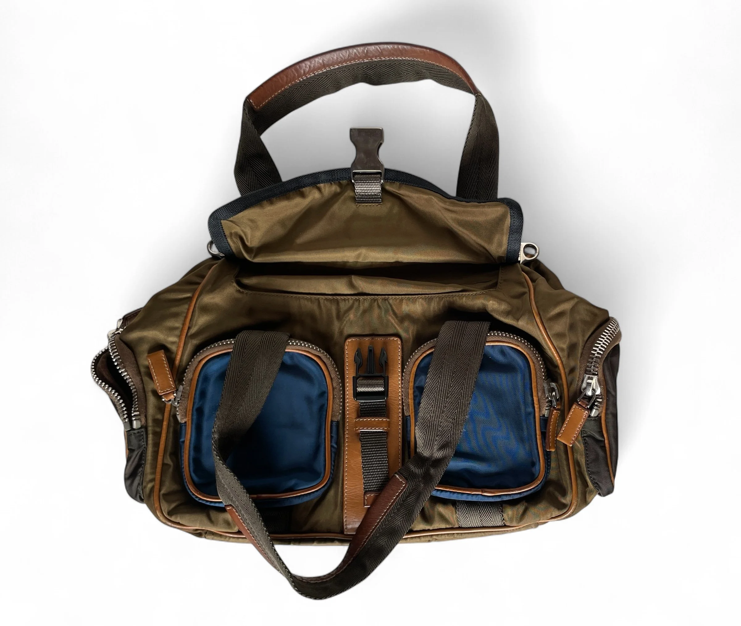 Prada SS 2004 Runway Tessuto Active Frame Bag — Mia Luxury Vintage