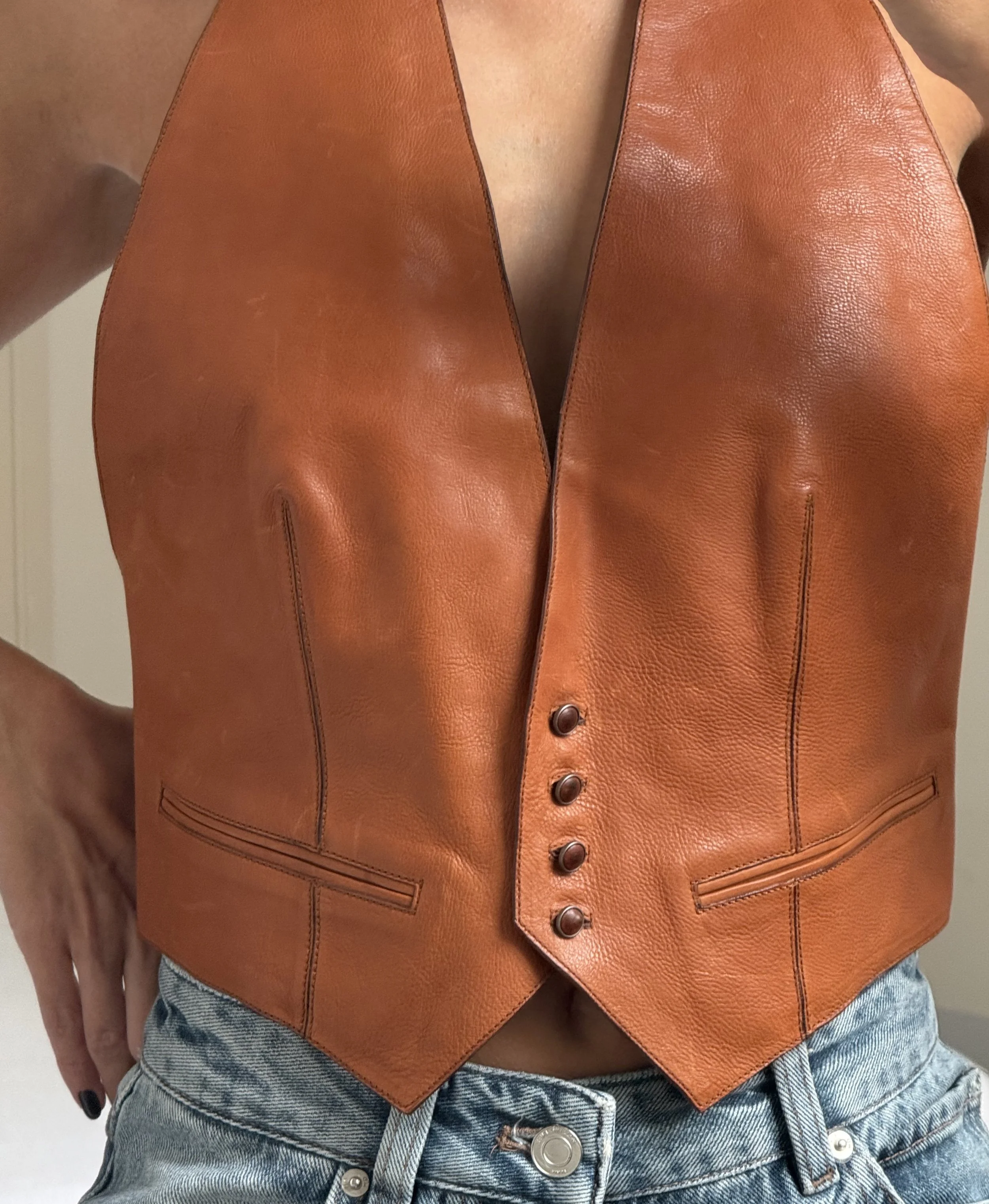 Hermès Leather Vest Spring 2007 Ready-to-Wear