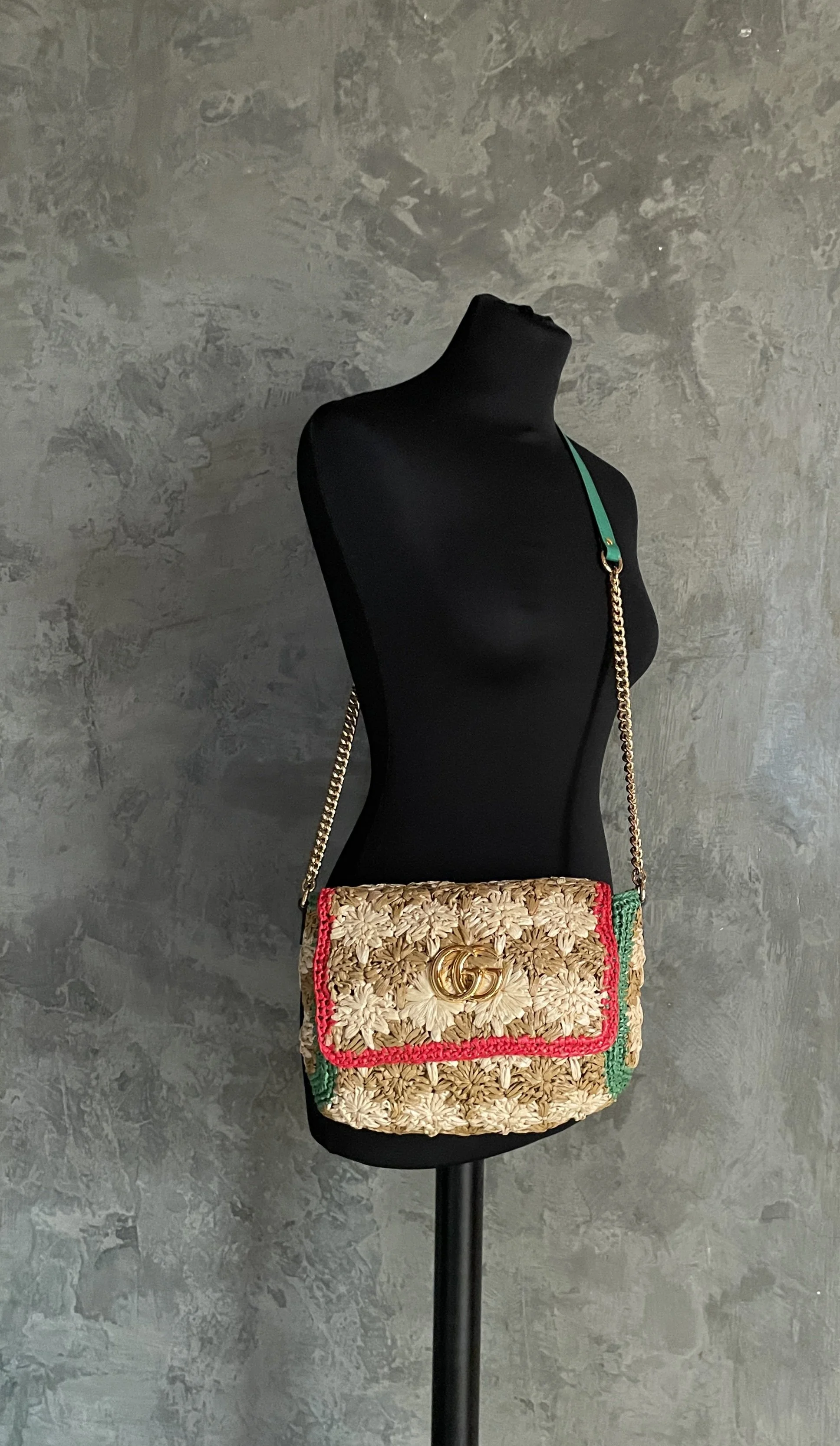 Gucci GG Marmont Azalea Crochet Limited Edition Bag