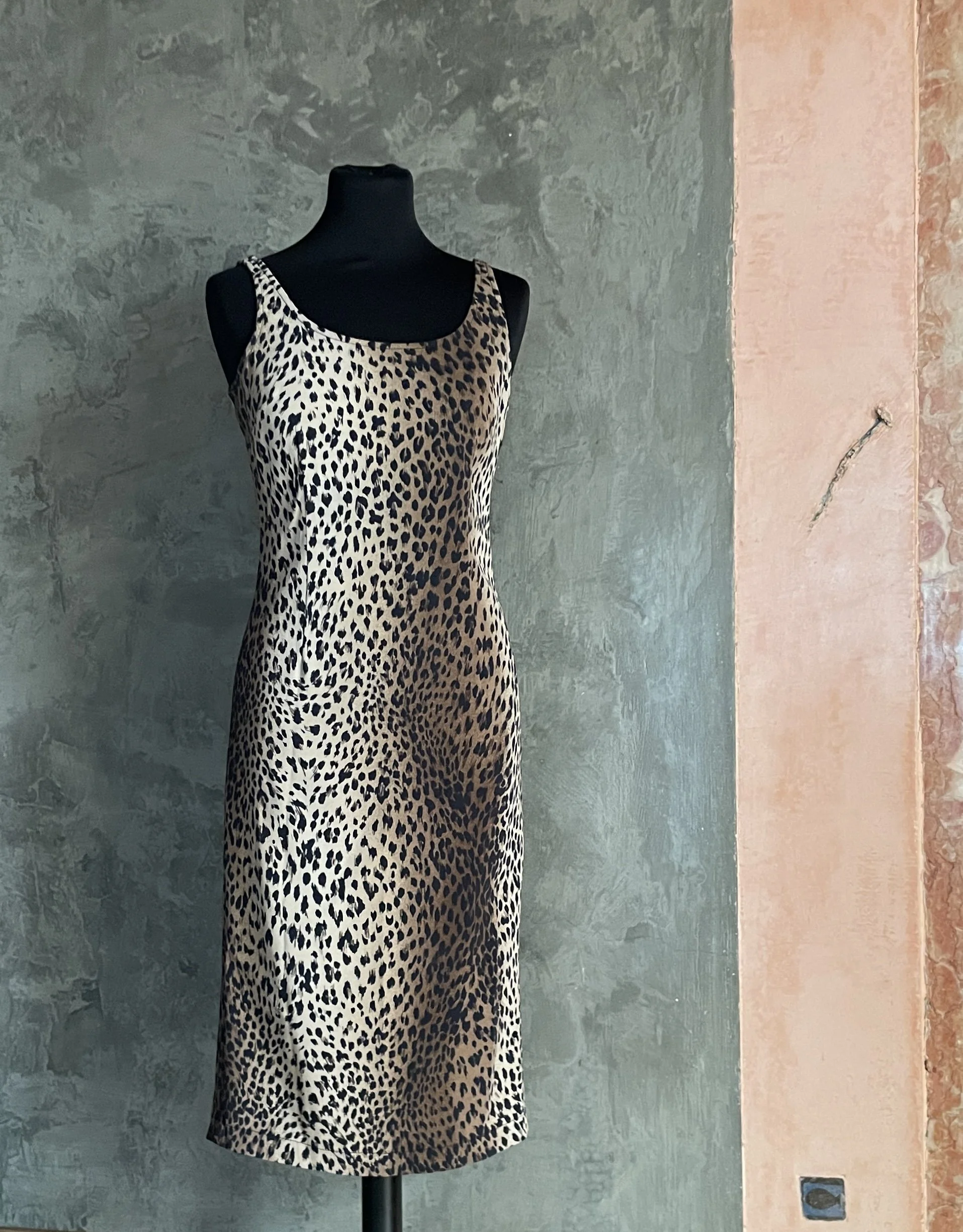 Moschino Jeans Leopard Print Dress