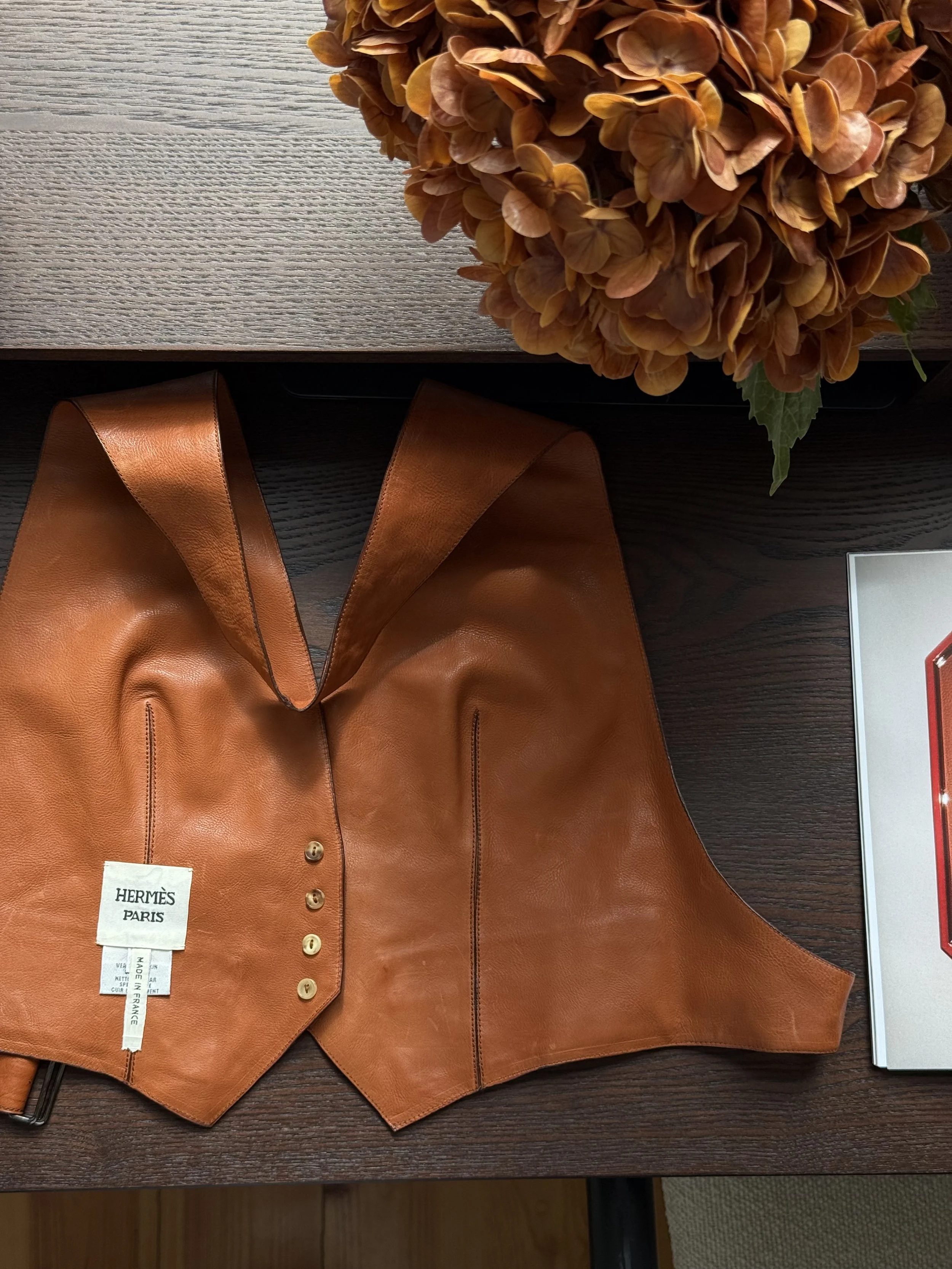 Hermès Leather Vest Spring 2007 Ready-to-Wear