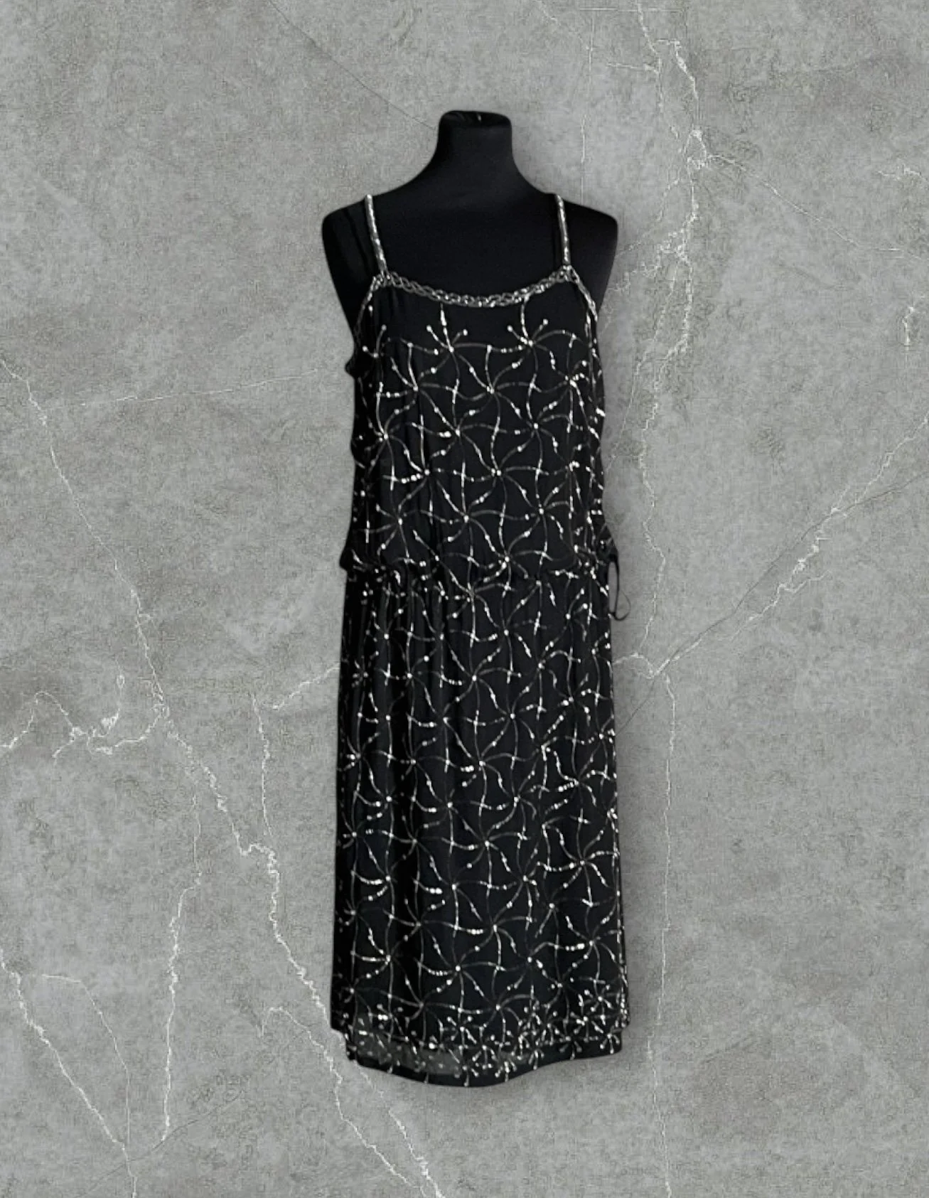 Dries van Noten Fall 2004 Slip Beaded Dress Mia Luxury Vintage Dries van Noten Fall 2004 Slip Beaded Dress Mia Luxury Vintage