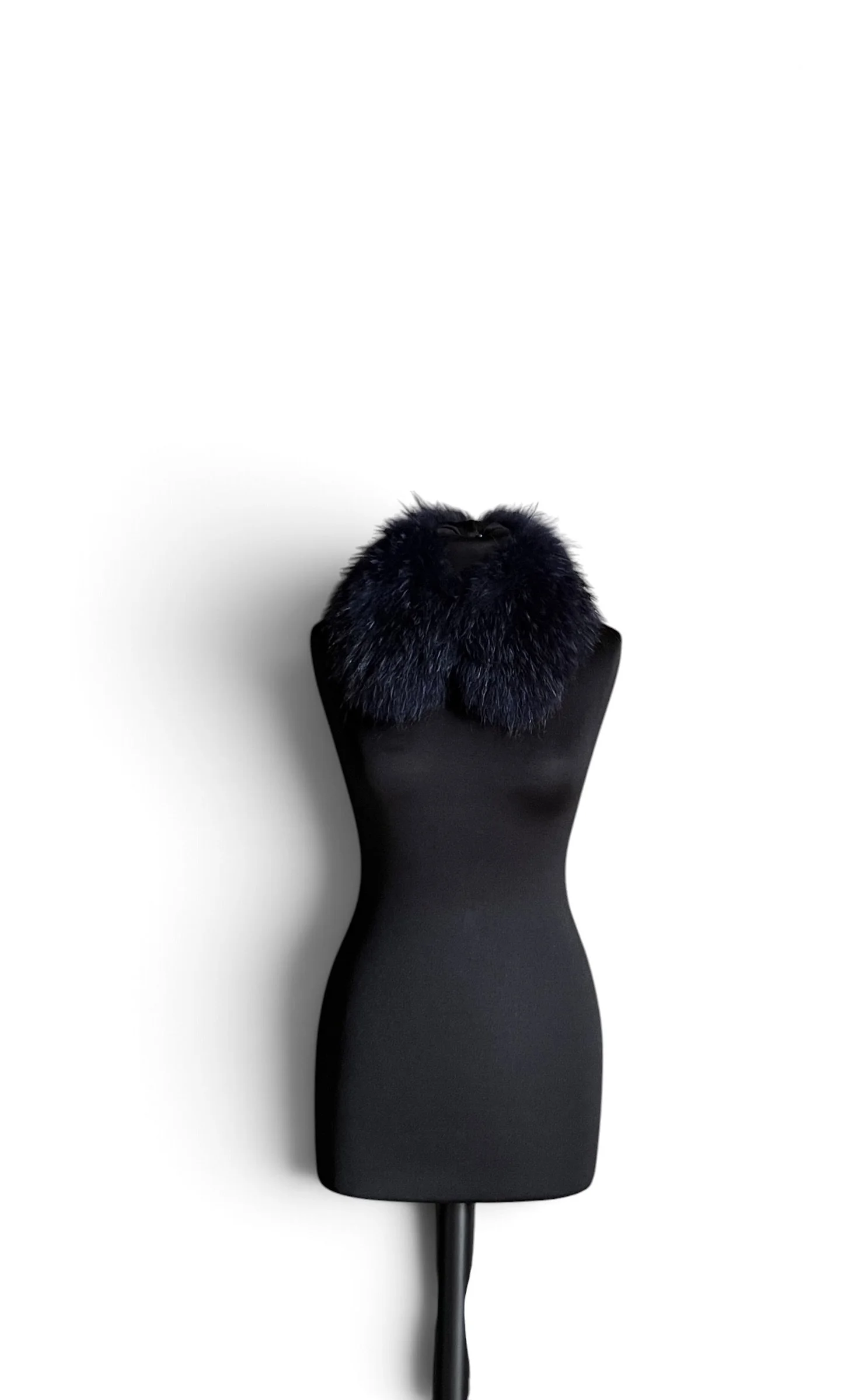 Weekend Max Mara Navy Fur Collar