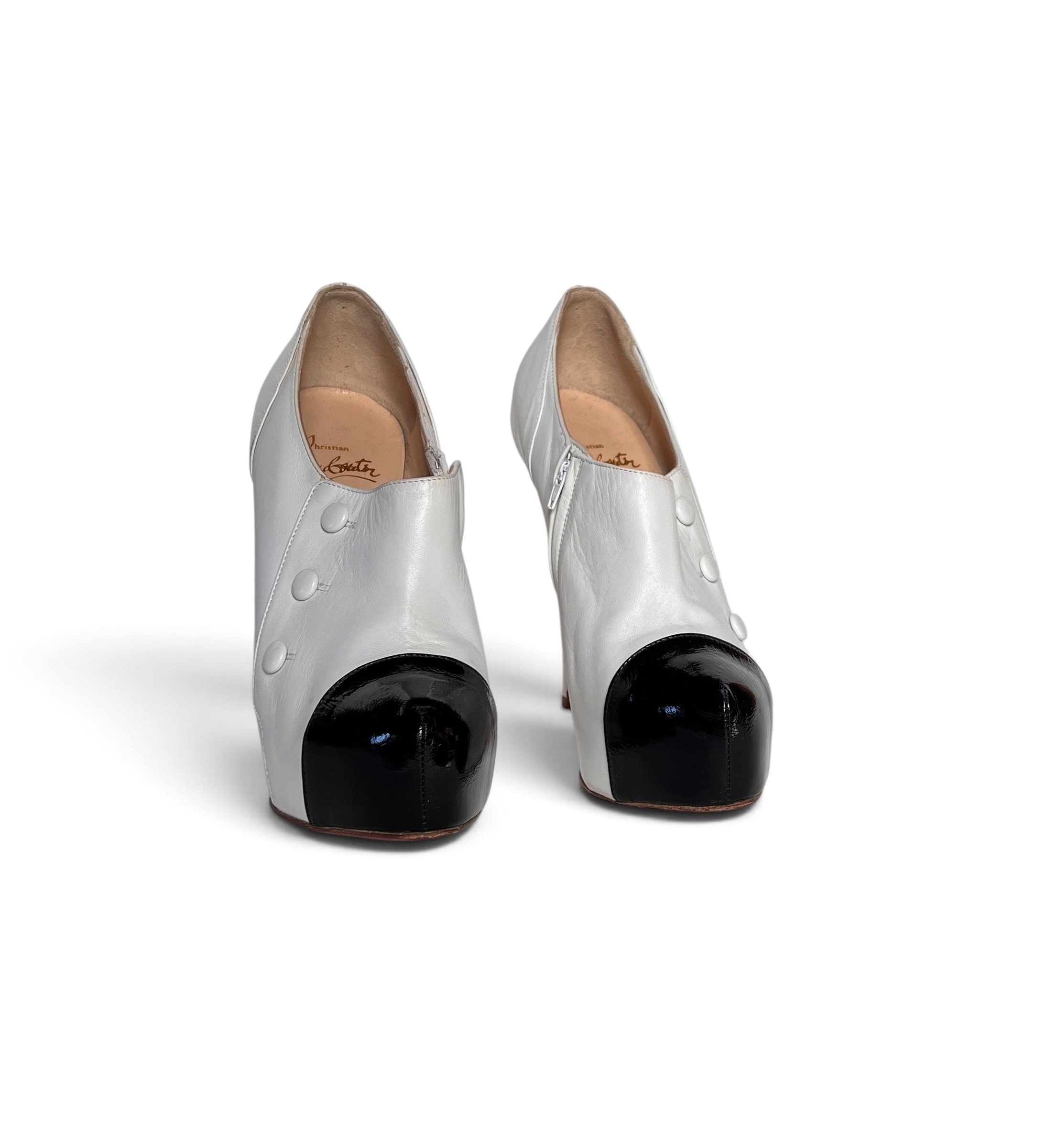 Christian Louboutin “Emily” Spat Shoe Boots