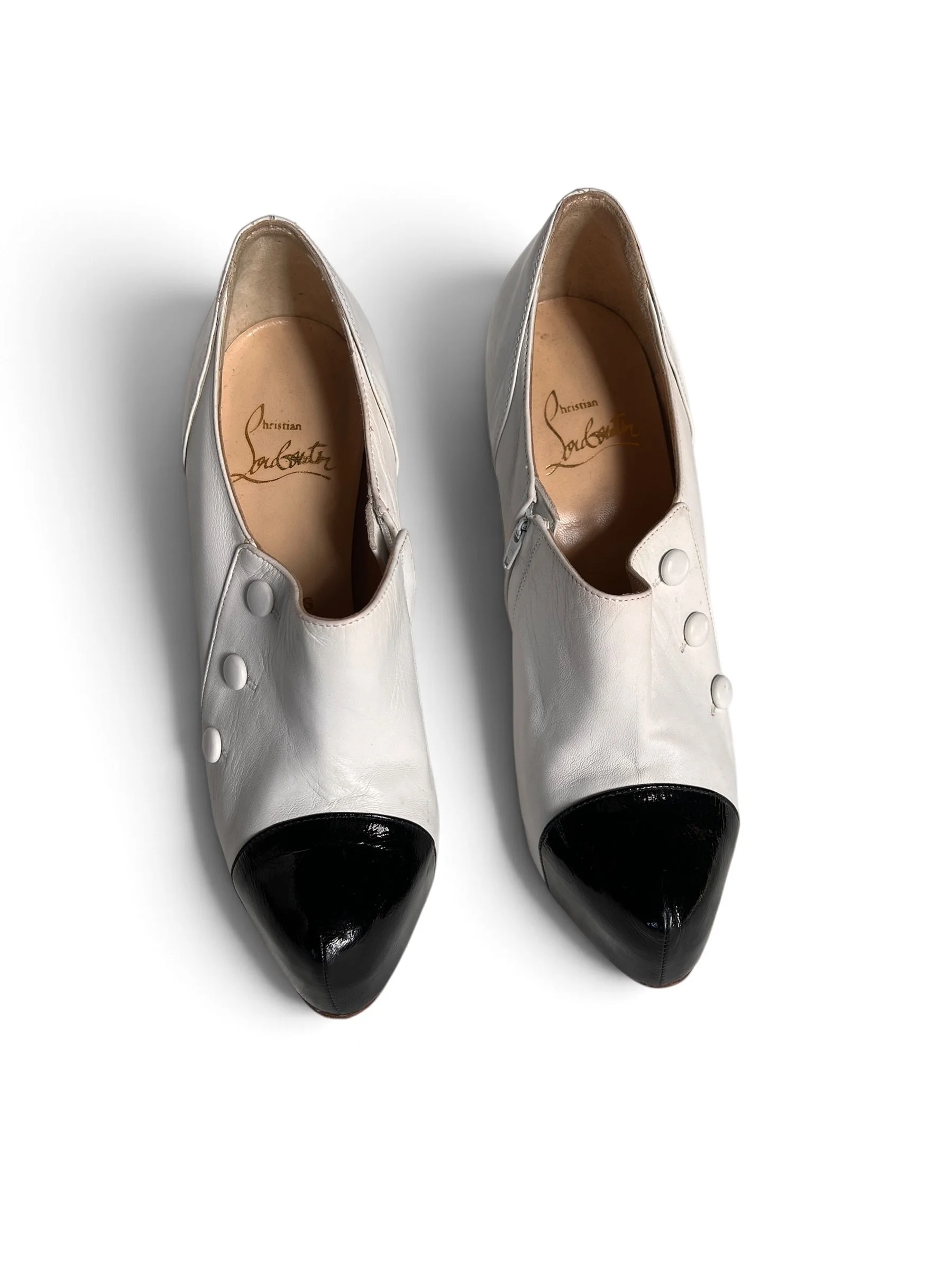 Christian Louboutin “Emily” Spat Shoe Boots