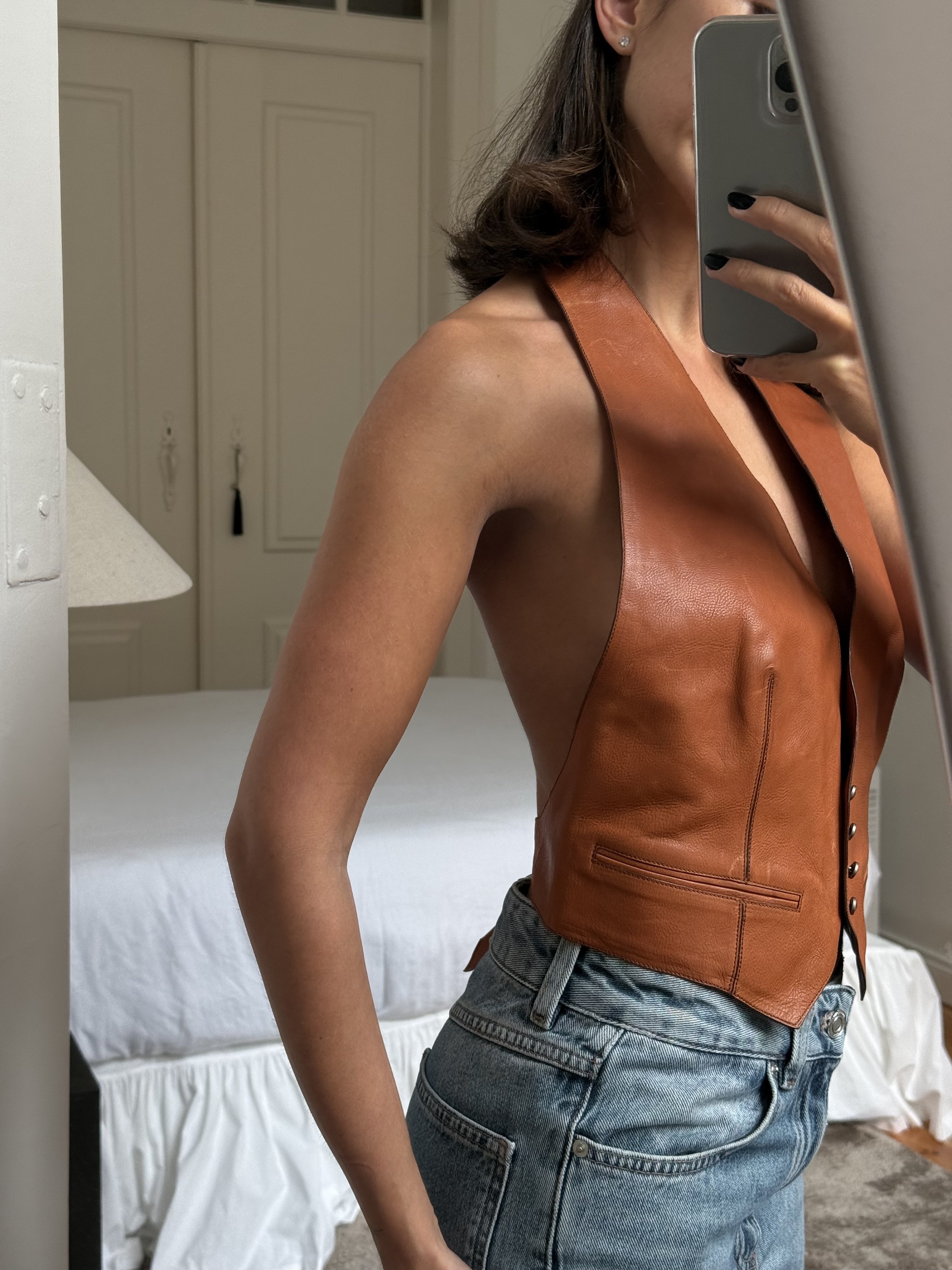 Hermès Leather Vest Spring 2007 Ready-to-Wear