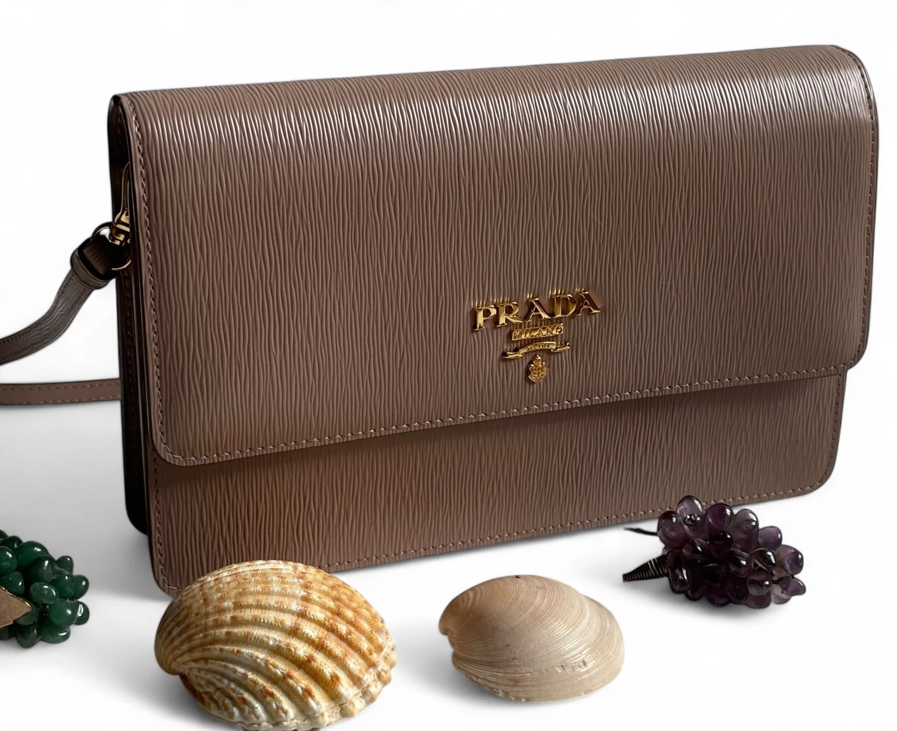 PRADA プラダ ケースVitello Move CIPRIA Amazon.com: Prada Wallet For Women -Womens Vitello Move