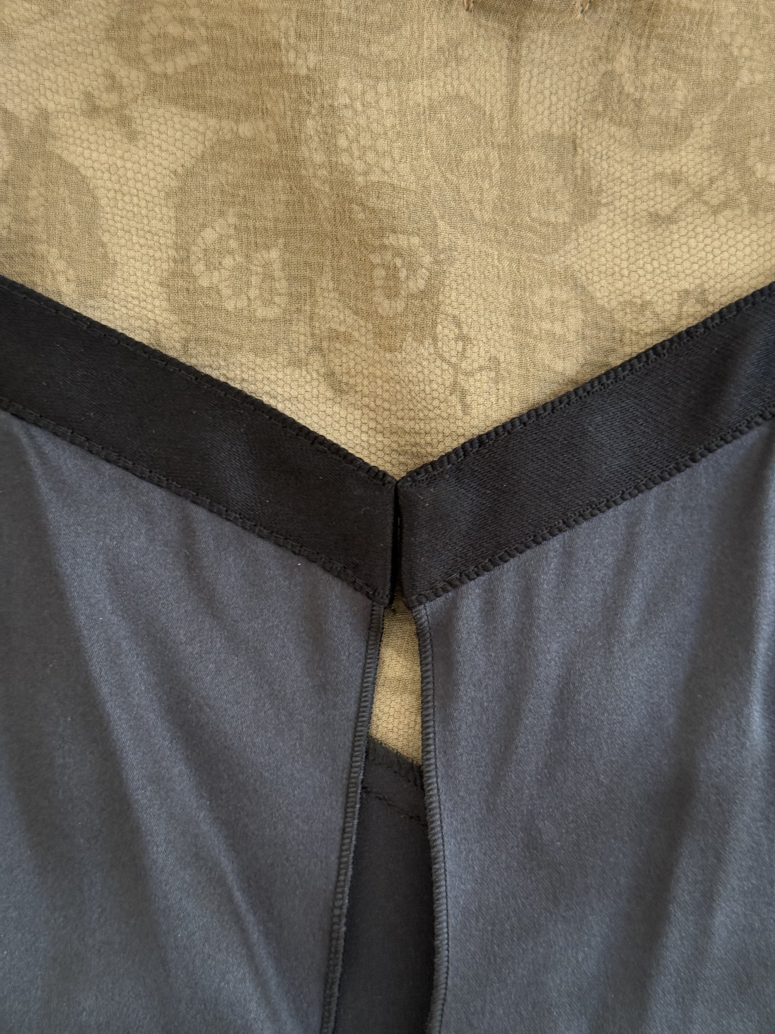 Chanel Vintage Spring 2005 Satin and Lace Top