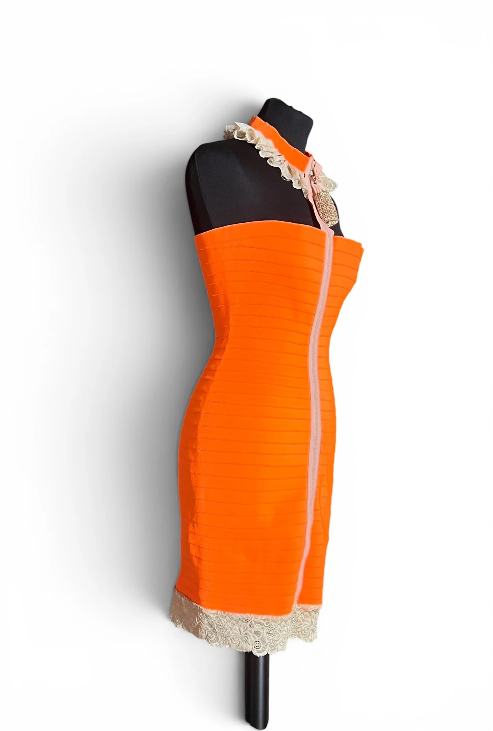 Christopher Kane SS 2007 Bandage Orange Dress
