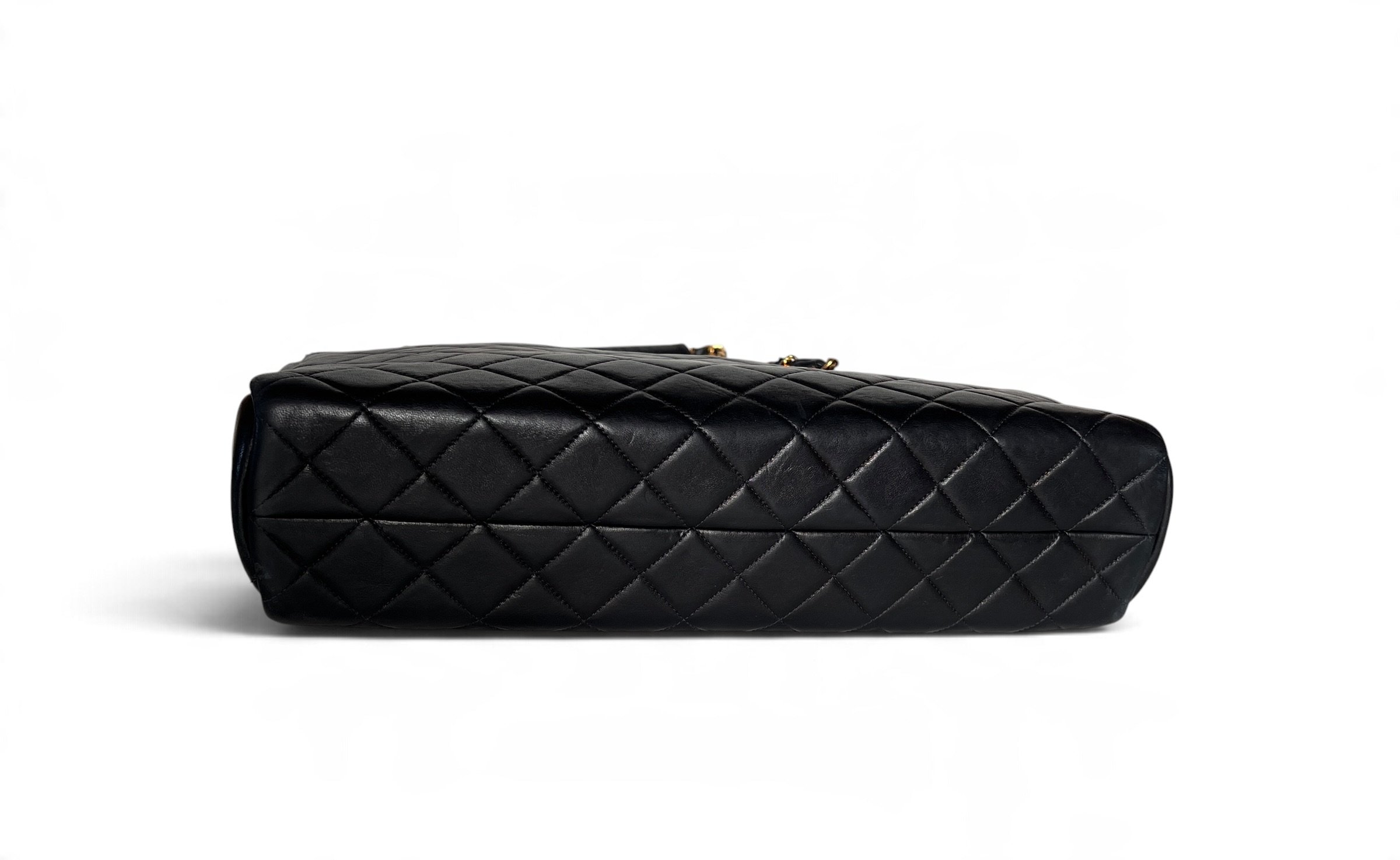 Chanel Vintage Black Quilted Lambskin Camera Bag