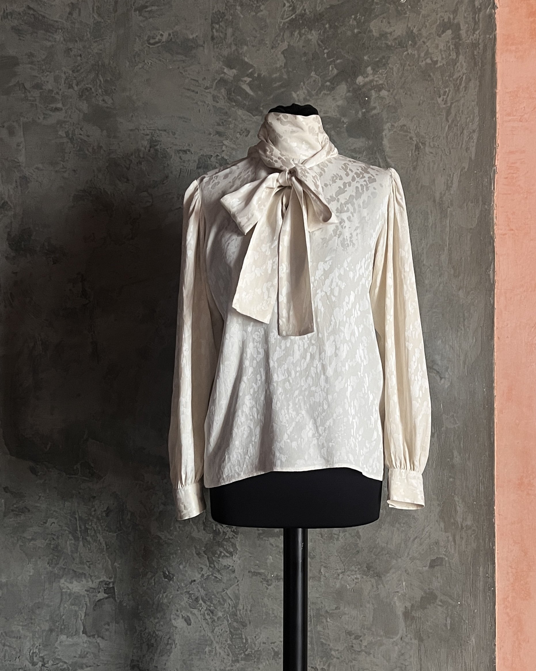 YSL Variation Vintage Jacquard Blouse