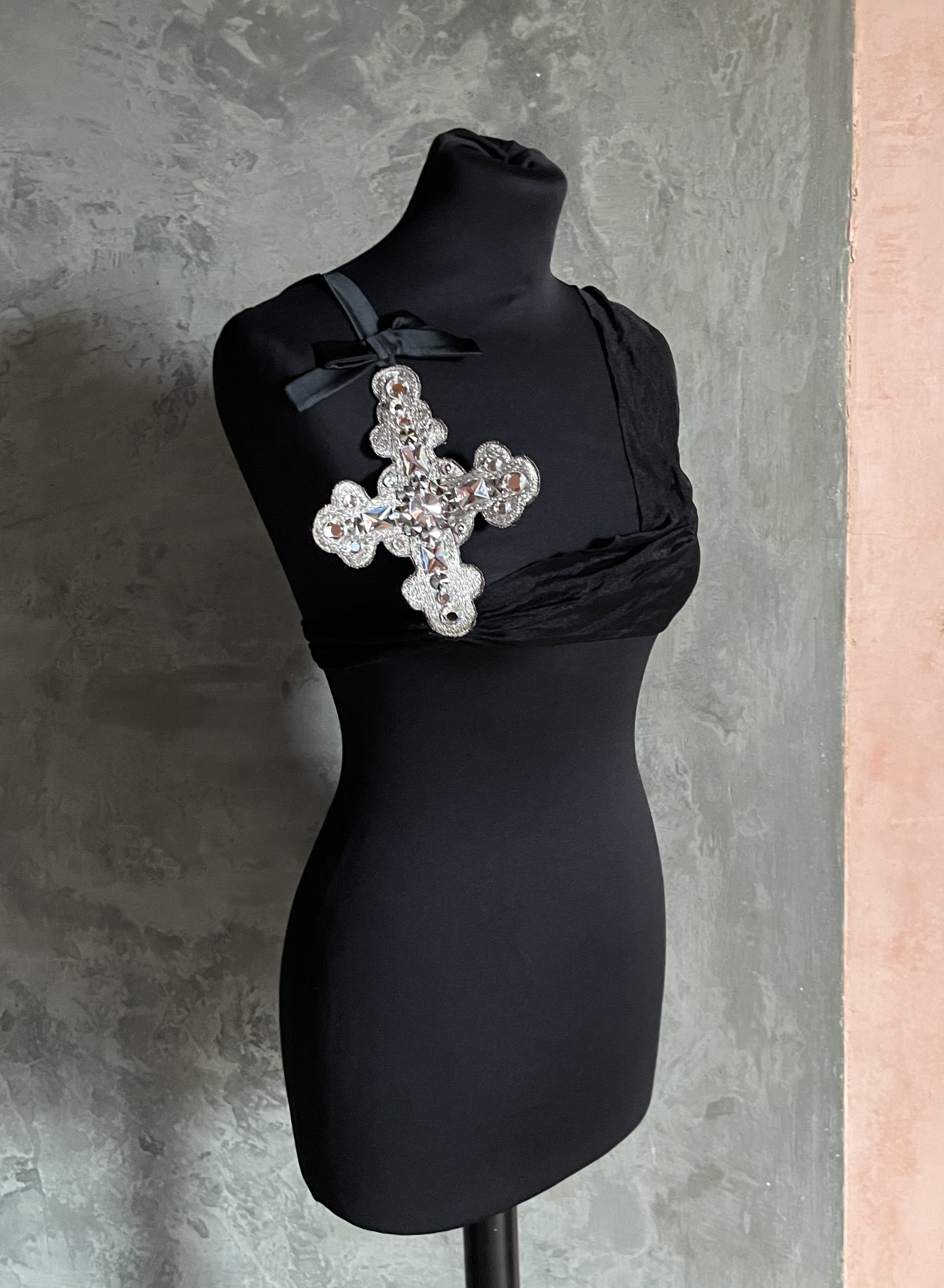 La Perla Limited Edition Black Label Bra with Cross