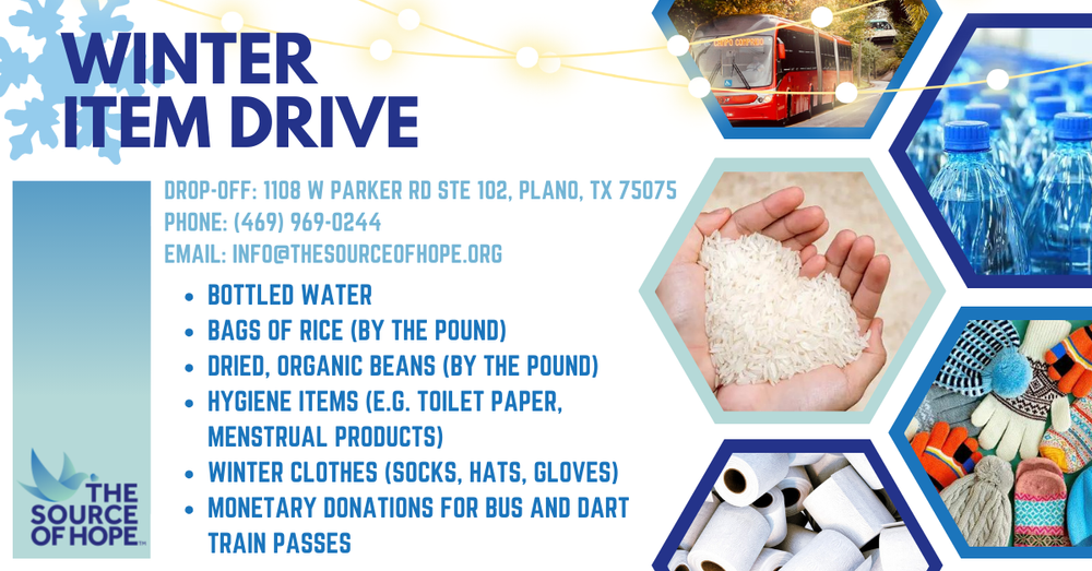 Winter Toiletry Basics & Paper Product Drive