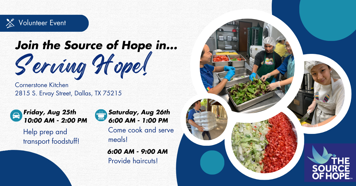 Autumn August 2023 Serving Hope Event