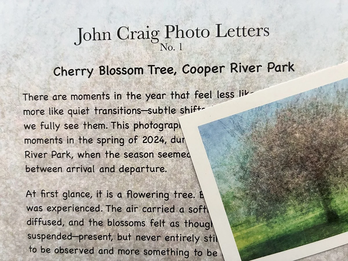 John Craig Photo Letters