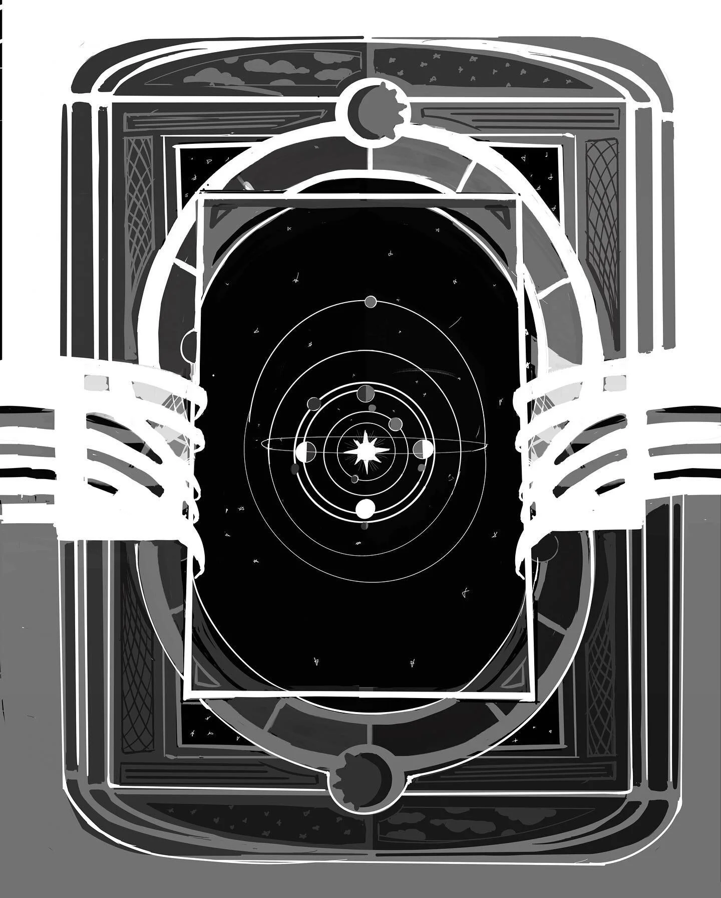 Well this certainly has changed a lot. The figures were kinda cheesy and made things really flat. I&rsquo;ve been trying to flex that 3rd dimension in there, but all the geometry makes it look like the back of a playing card which I&rsquo;m not neces