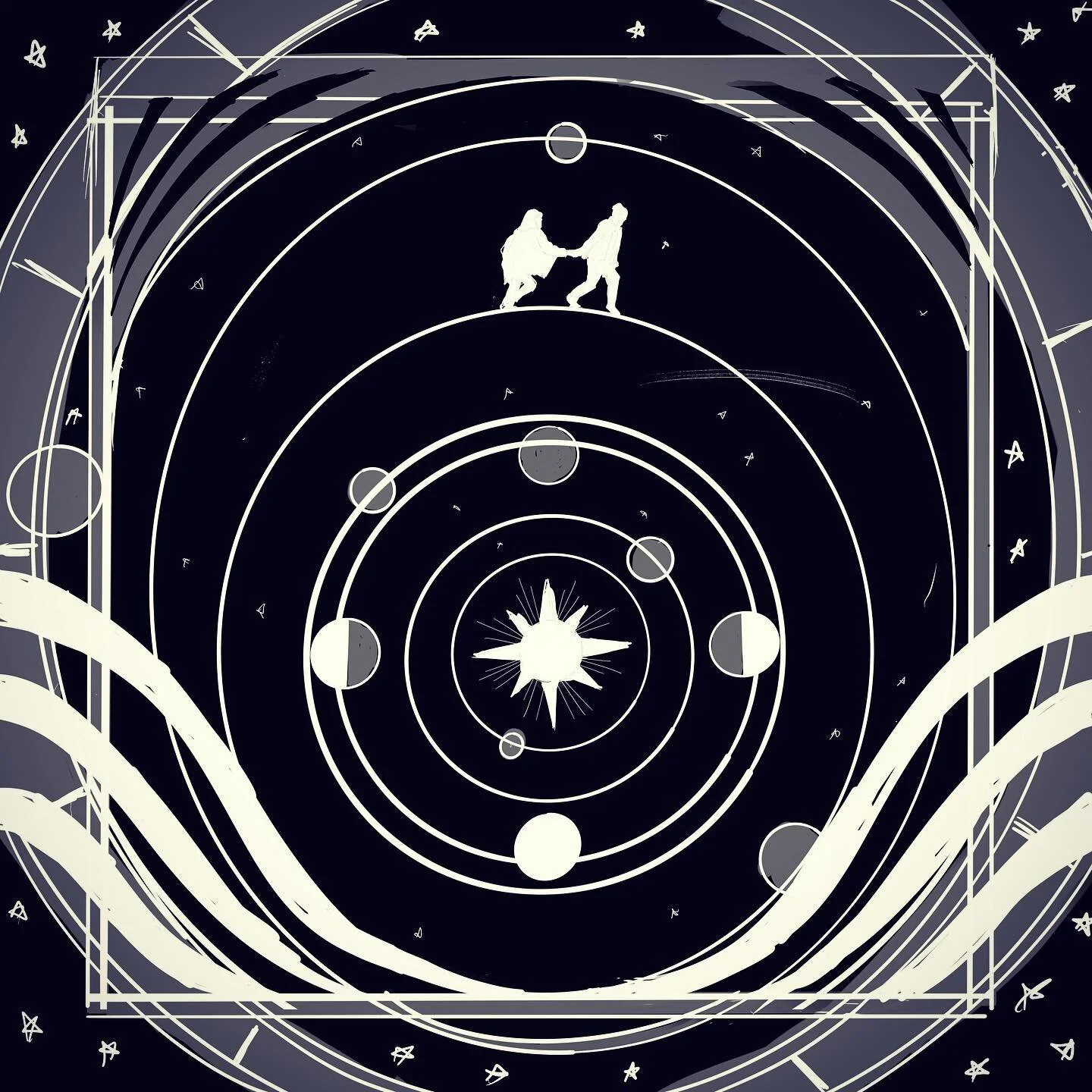 I&rsquo;ve been diving into old timey maps of the stars and charts of the heliocentric model. Charts of the tychonic system are even more interesting, from a time when people believed the earth was the center of the universe. Examples of what I&rsquo