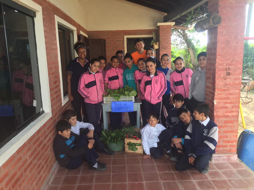  Once harvest time came around the kids had a sale and used the profits to throw a big end of the year party  