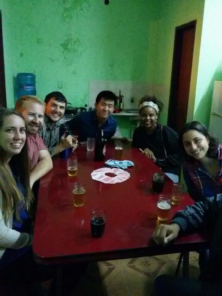  A typical VAC meeting in Pilar. Card games, beer, and lots of fun. 