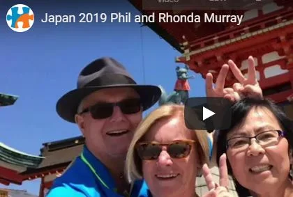 Phil &amp; Rhonda Murray Japan 2019