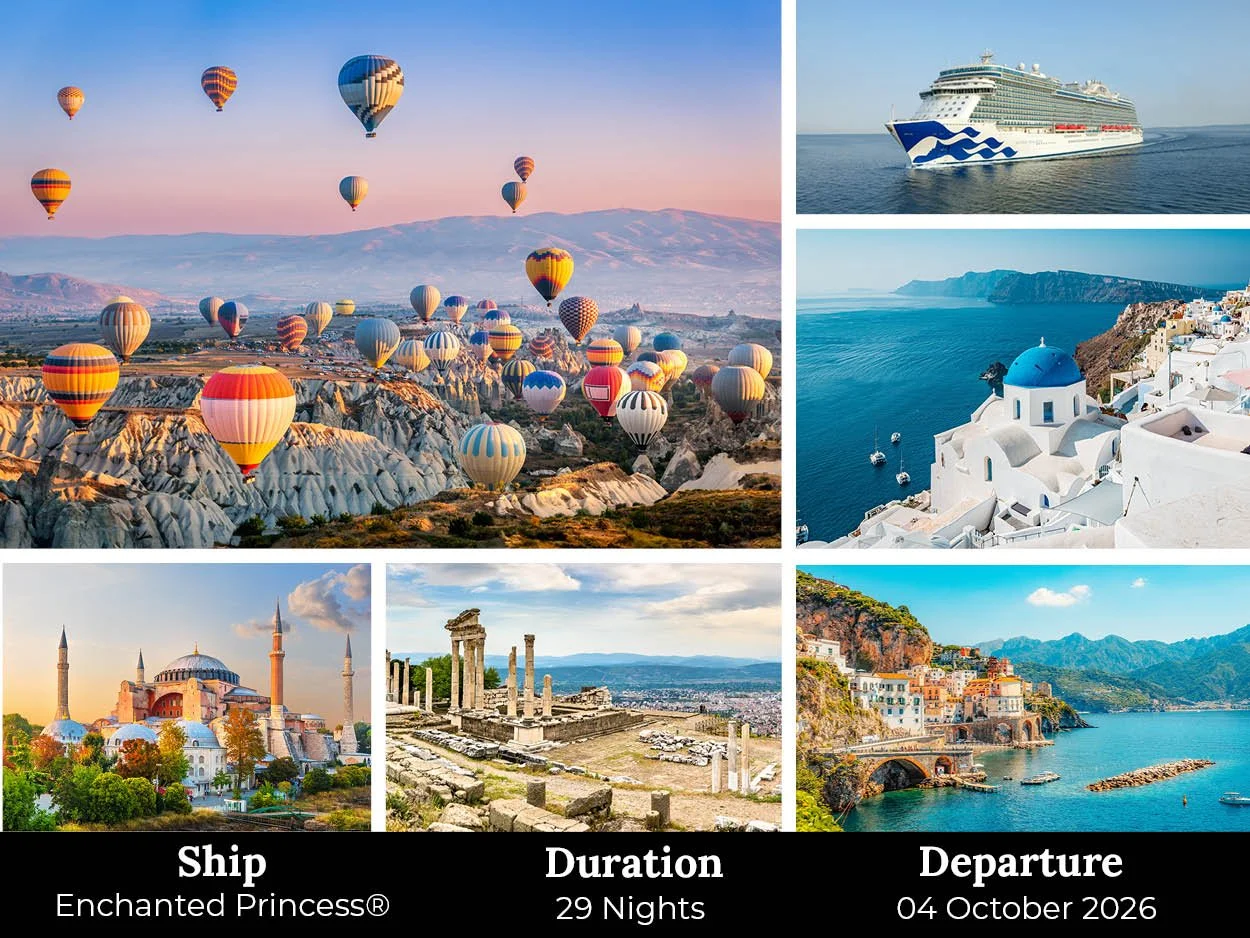 Ancient Türkiye Tour and Mediterranean Cruise