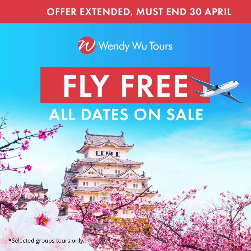 Fly FREE with Wendy Wu Tours!