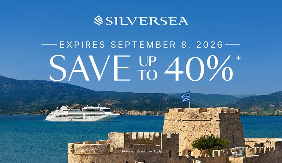 Save Up To 40% with Silversea