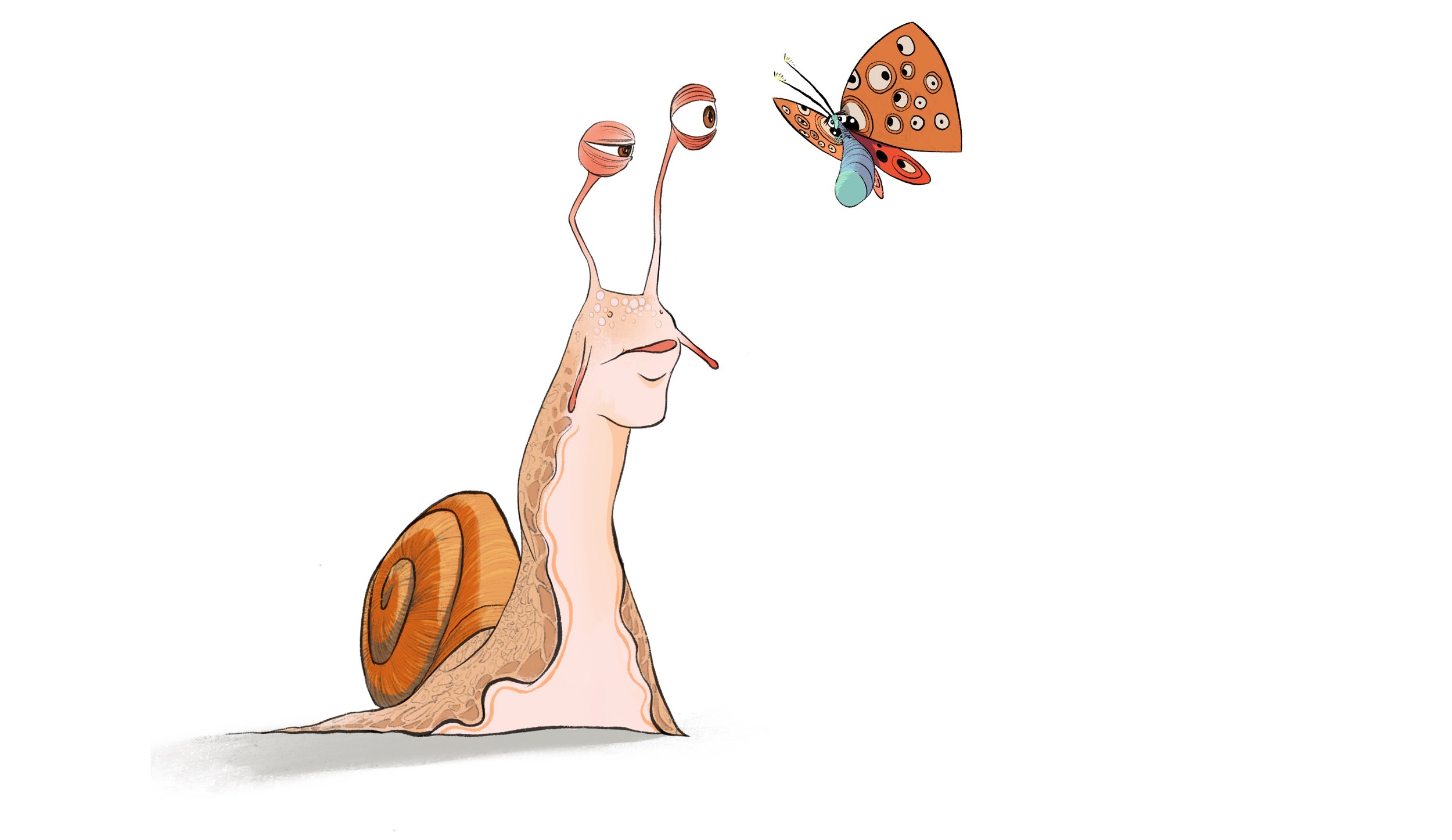 Snail and Butterfly