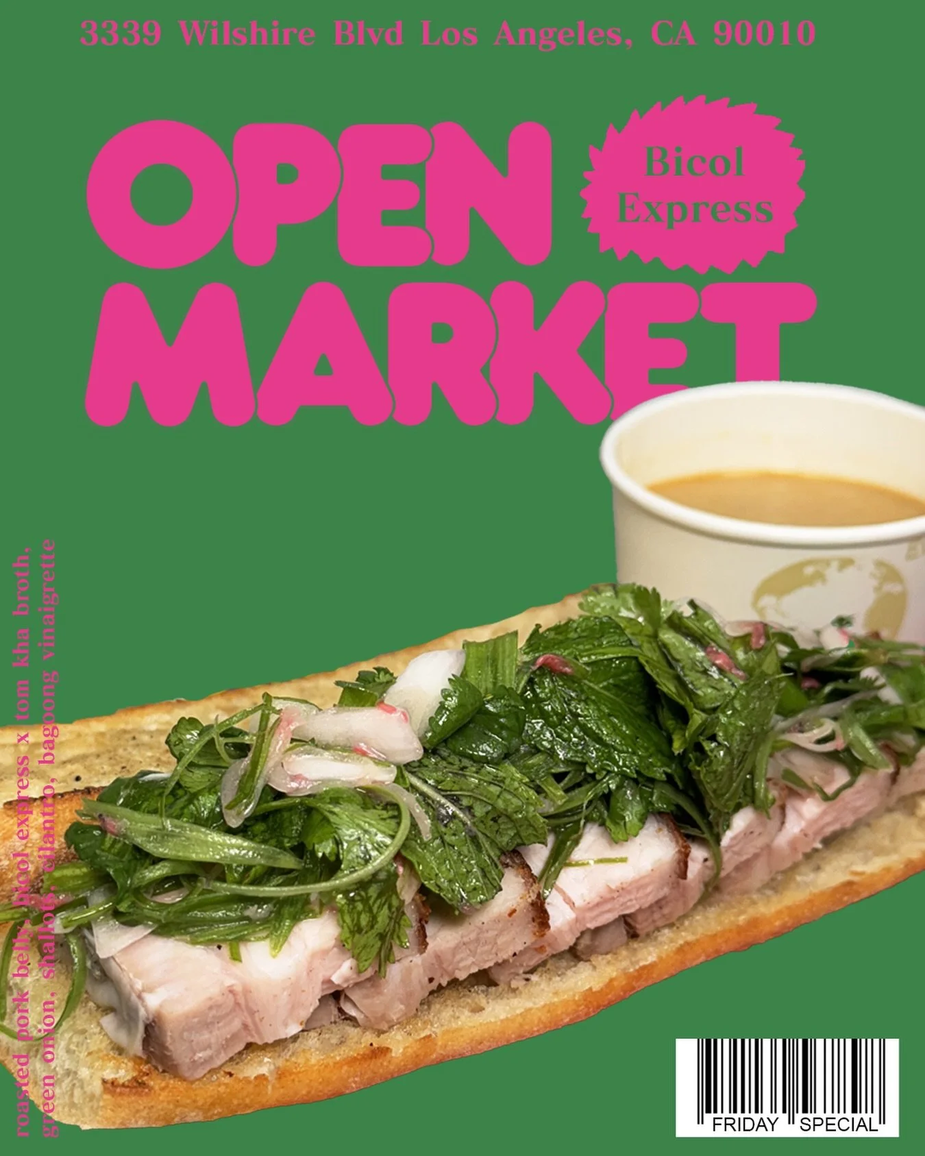 FRIDAY SPECIAL
BICOL EXPRESS X TOM KHA
CRISPY PORK BELLY DIP SPECIAL

When it rains, it pours a hot bowl of soup to tend to your soul as it waits for the rain to pass.

The pitter patter of the simmering coconut broth made with pork and neck bones se