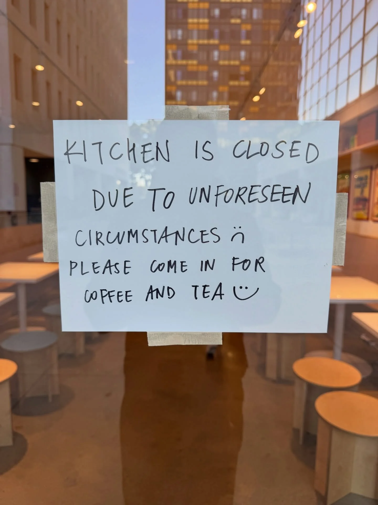 MARKET AND CAFE OPEN TODAY
KITCHEN IS CLOSED, NO FOOD UNFORTUNATELY

THE ROOF WAS ON FIRE AND WE DEFINITELY NEEDED WATER, DONT LET THE MOTHERF***ER BURN

GOT A NEW DRINK SPECIAL FOR THE SZN THOUGH!