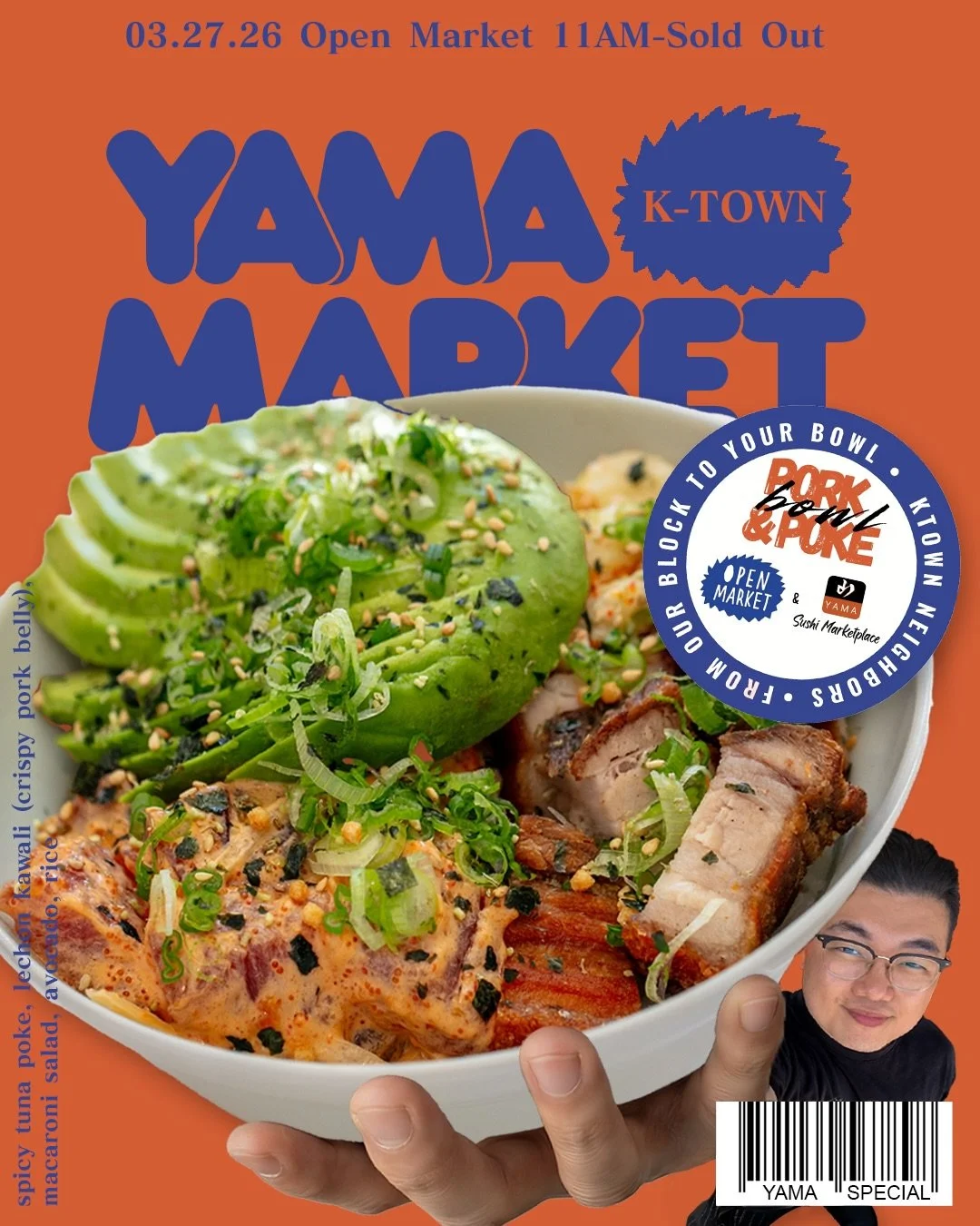 YAMA SPECIAL THIS FRIDAY
YAMA MARKET POKE BOWL

Each time my wife and I visit Oahu, we try to find a new poke spot we haven&rsquo;t tried before. It&rsquo;s hard to replicate not only the quality and freshness of the fish, but also the time and place